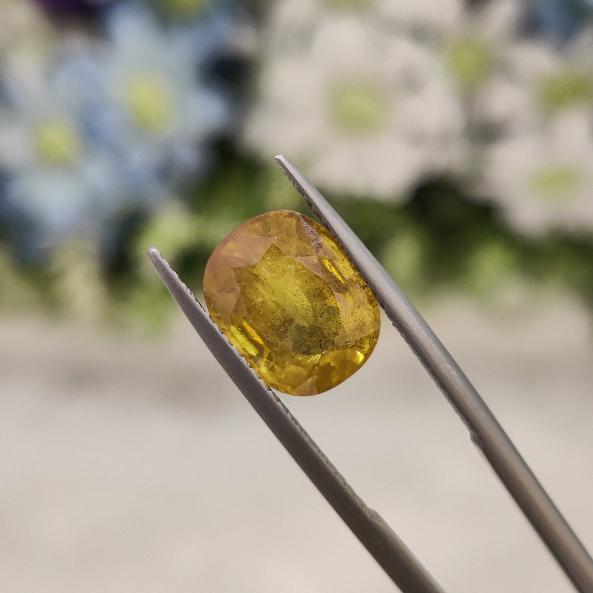 Natural Yellow Sapphire (Pukhraj) | YS 143 | 5.87 Carat | Certified
