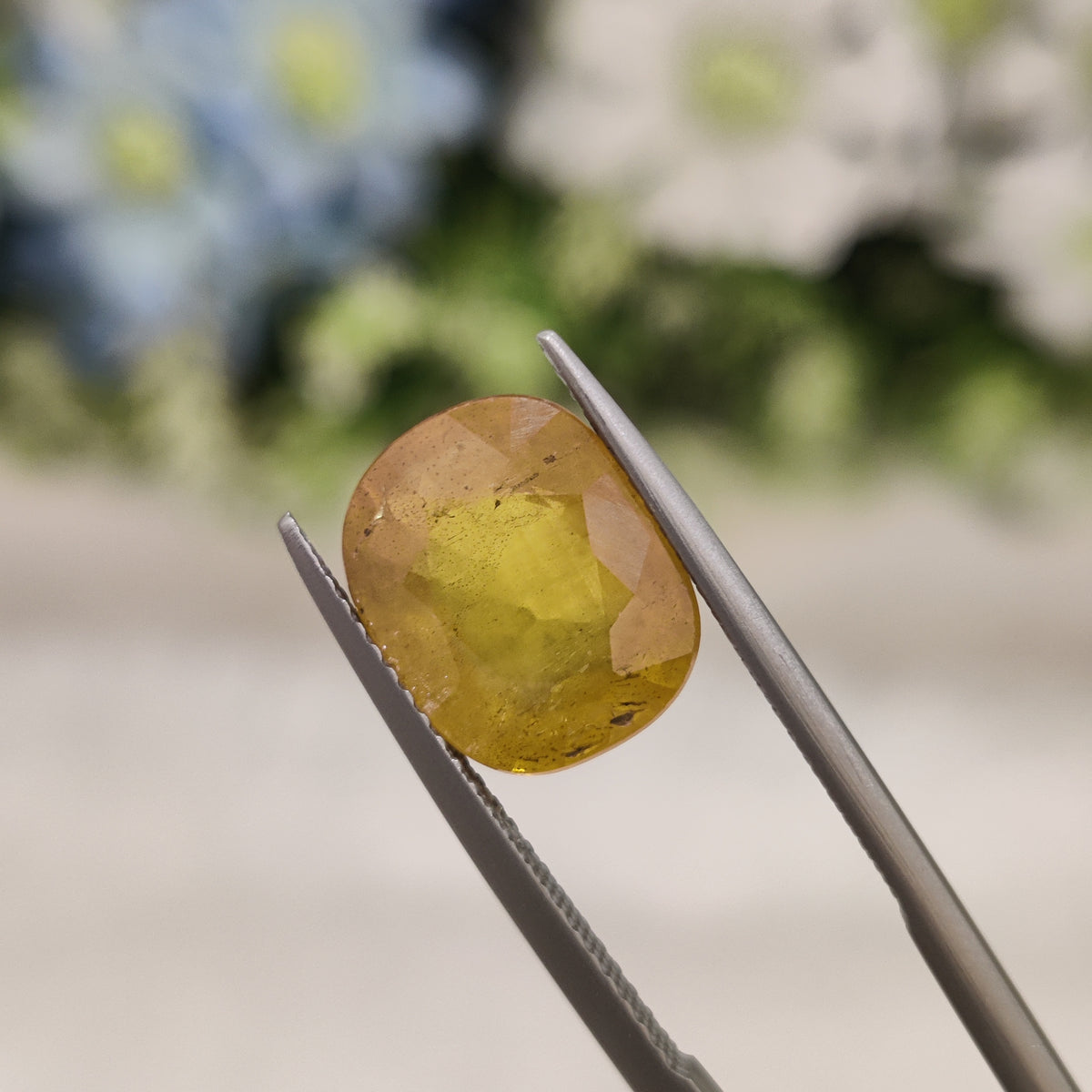 Natural Yellow Sapphire (Pukhraj) | YS 69 | 6.16 Carat | Certified