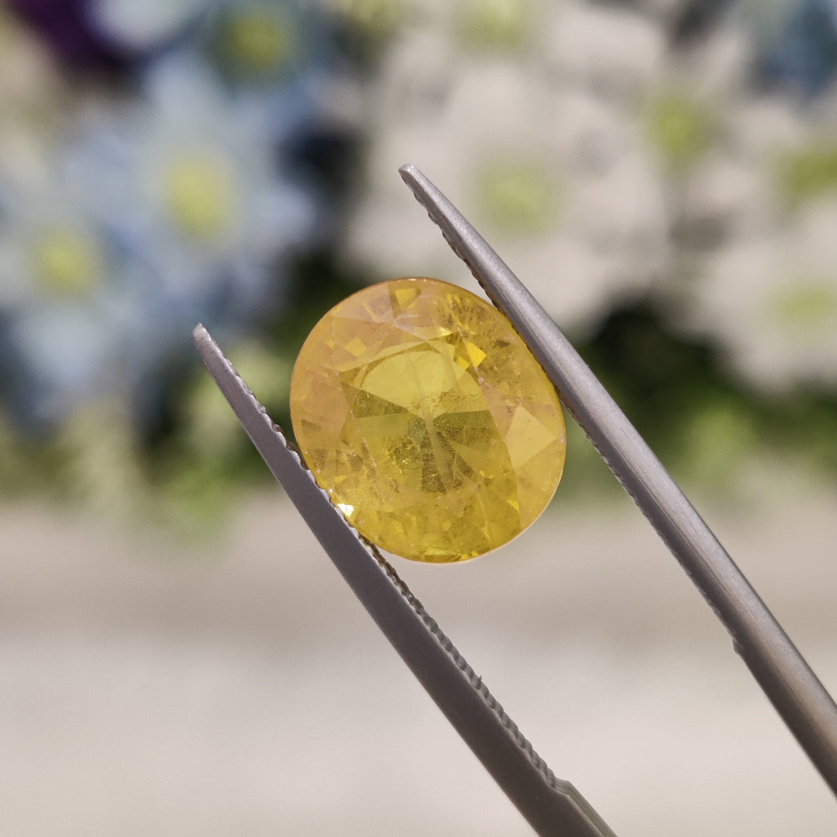 Natural Yellow Sapphire (Pukhraj) | YS 208 | 6.41 Carat | Certified