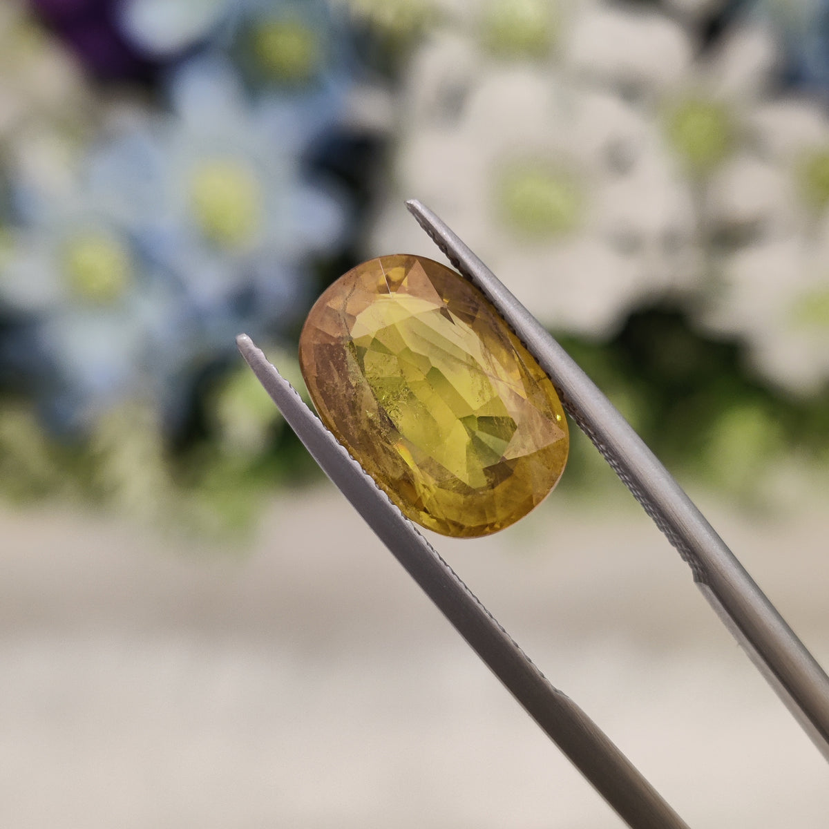 Natural Yellow Sapphire (Pukhraj) | YS 182 | 6.38 Carat | Certified