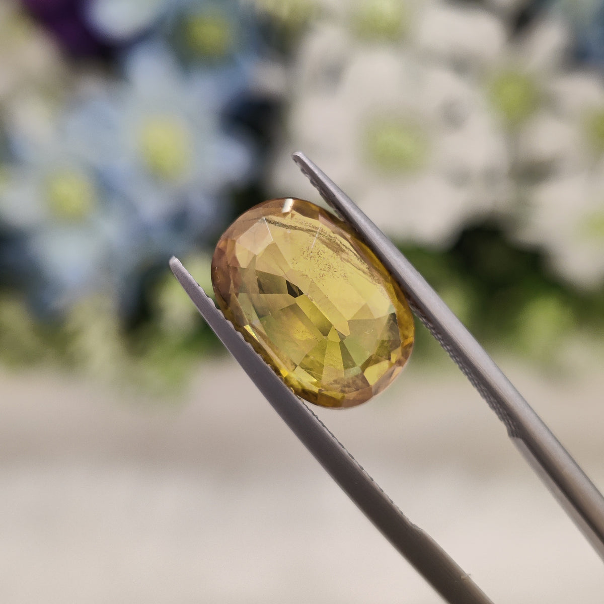 Natural Yellow Sapphire (Pukhraj) | YS 182 | 6.38 Carat | Certified