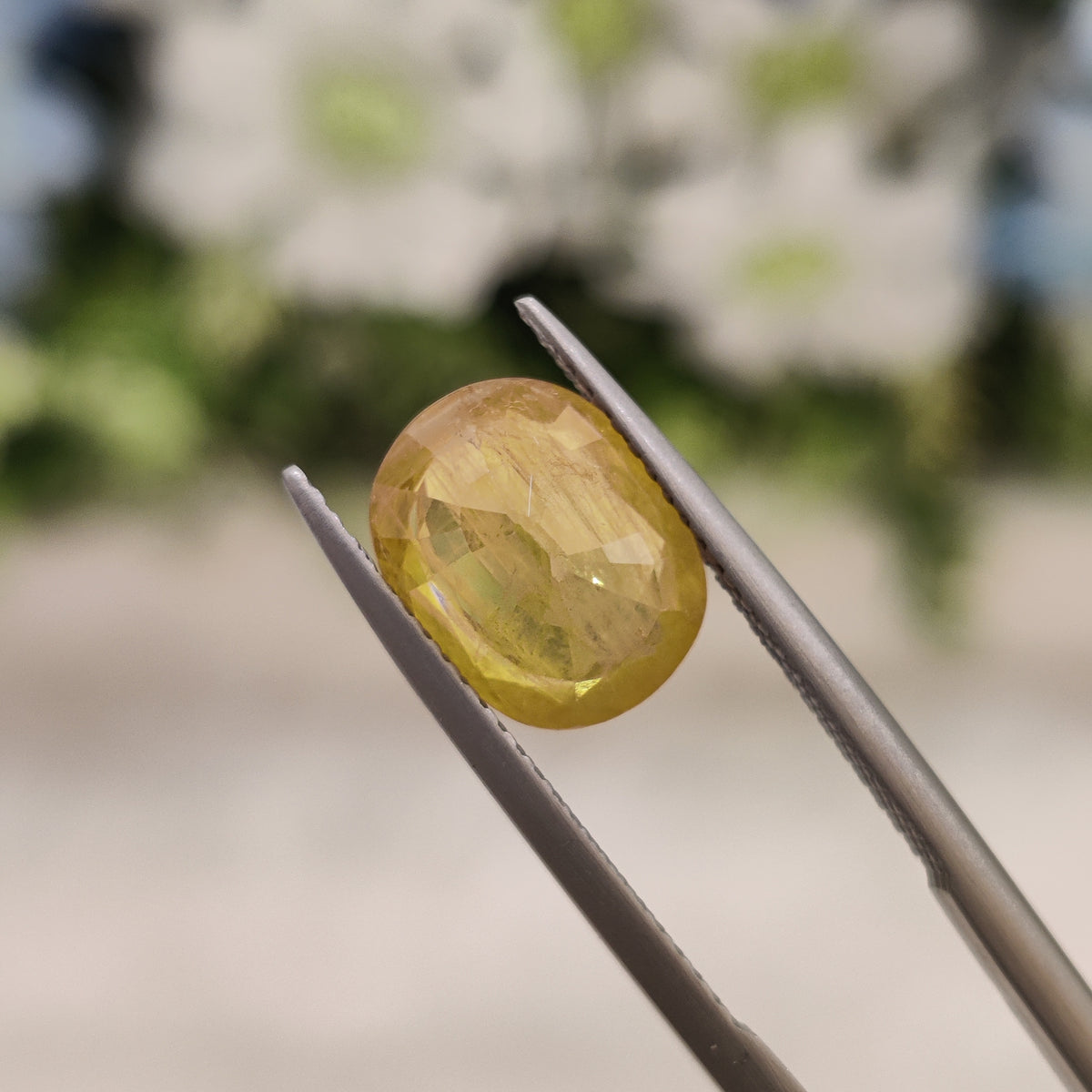 Natural Yellow Sapphire (Pukhraj) | YS 55 | 3.78 Carat | Certified