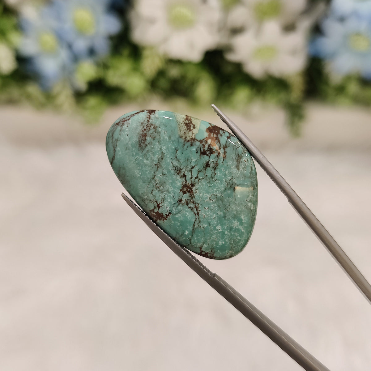 Natural Turquoise Gemstone (Firoza) TUR 17 25.99 Carat Certified