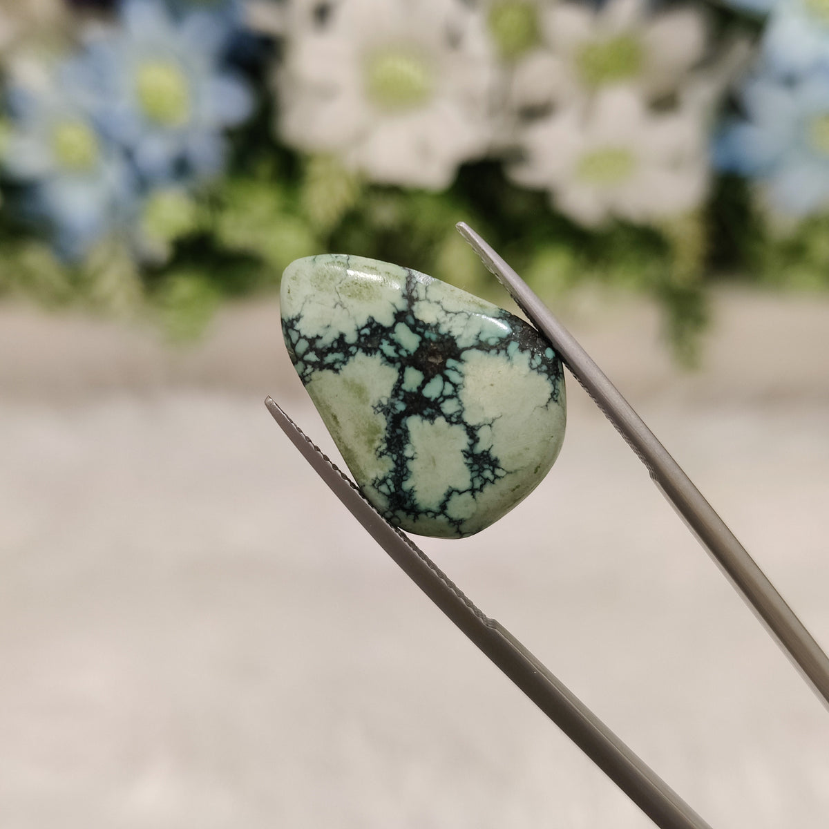 Natural Turquoise Gemstone (Firoza) TUR 13 8.79 Carat Certified
