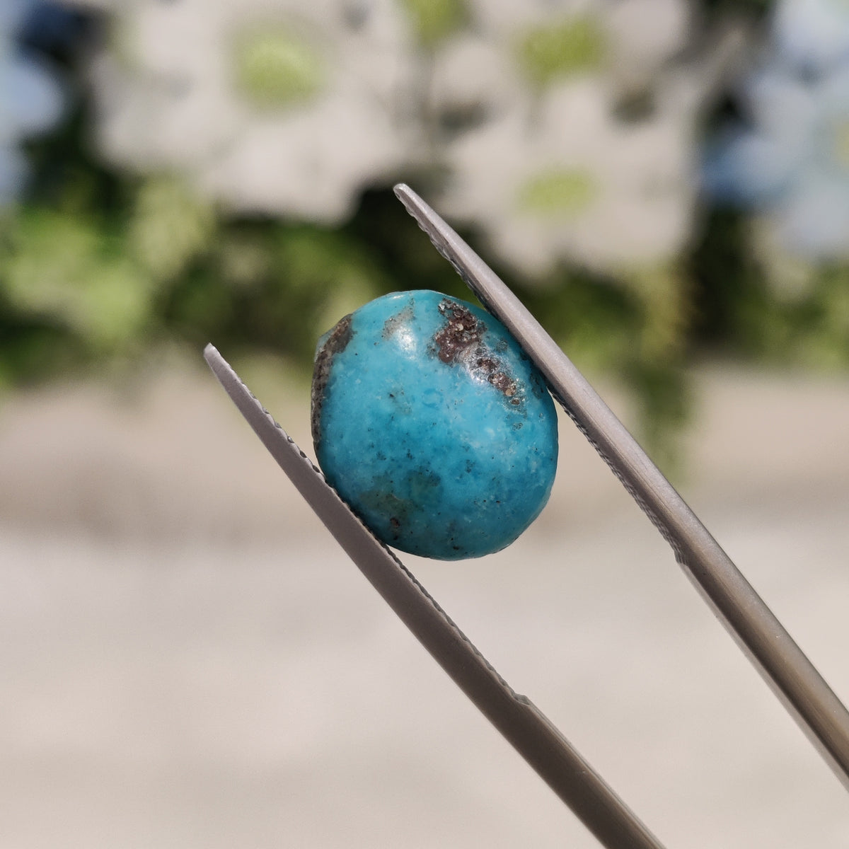 Natural Turquoise Gemstone (Firoza) TUR 49 4.56 Carat Certified
