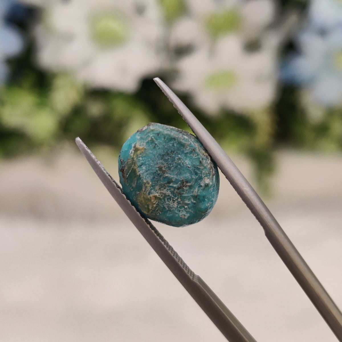 Natural Turquoise Gemstone (Firoza) TUR 49 4.56 Carat Certified