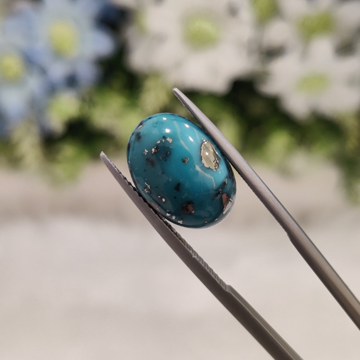 Natural Turquoise Gemstone (Firoza) TUR 151 5.13 Carat Certified