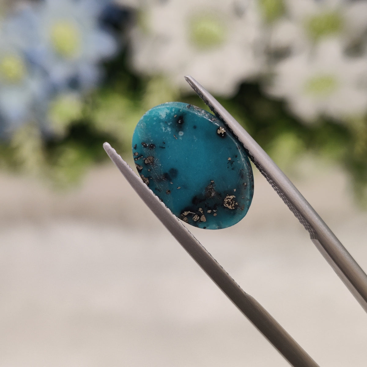 Natural Turquoise Gemstone (Firoza) TUR 151 5.13 Carat Certified