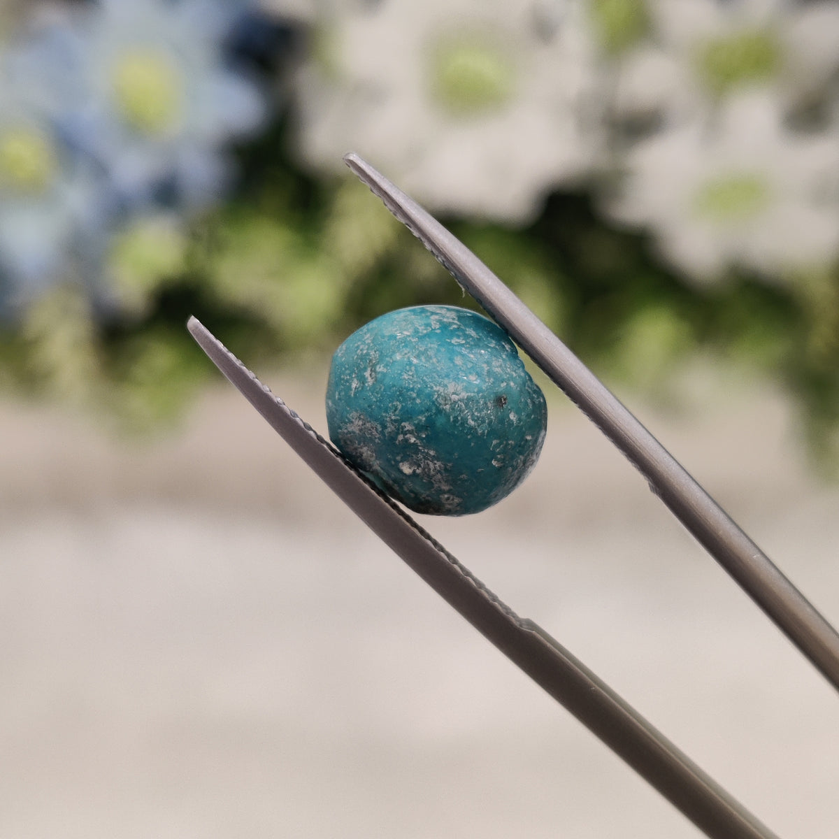 Natural Turquoise Gemstone (Firoza) TUR 31 5.58 Carat Certified