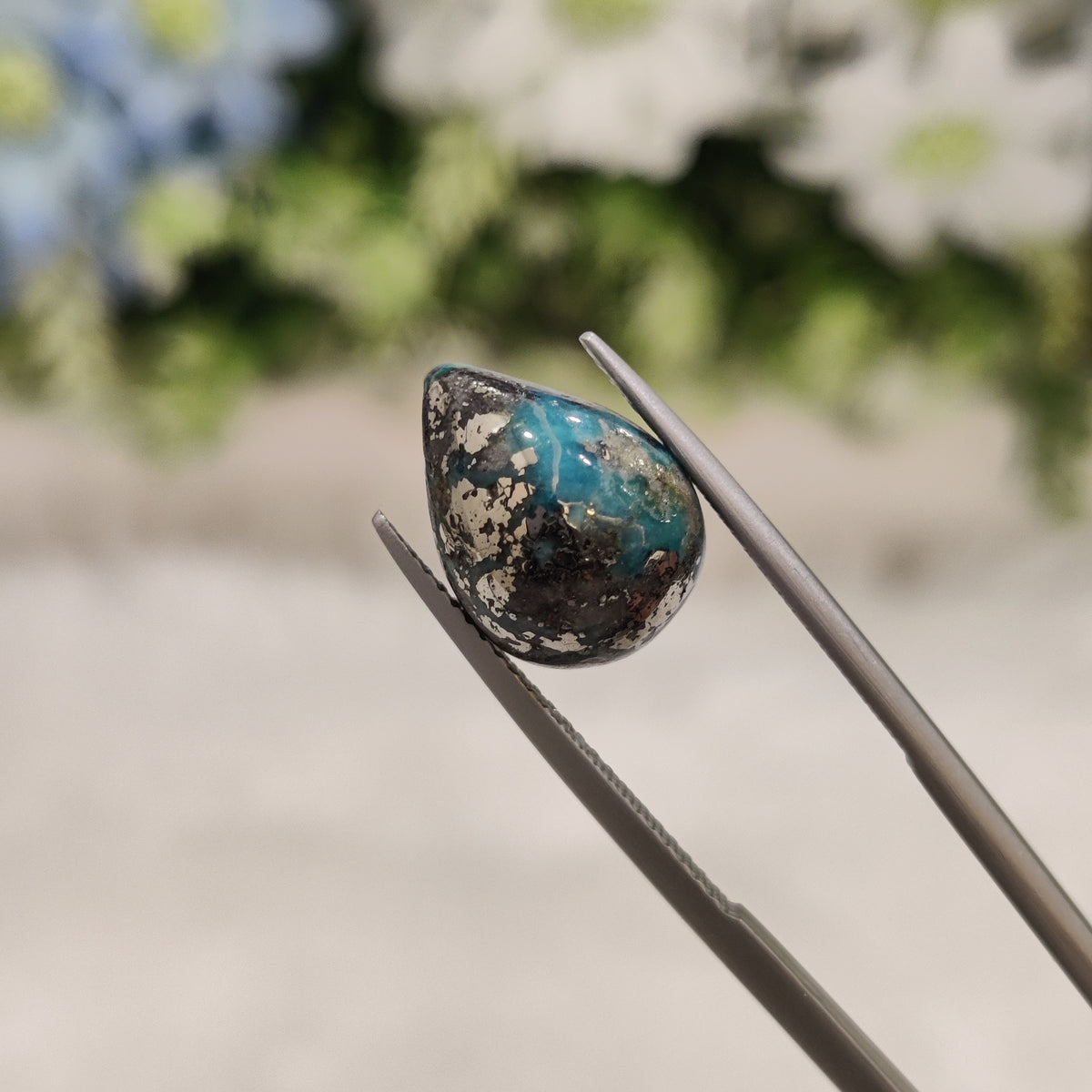 Natural Turquoise Gemstone (Firoza) TUR 210 5.33 Carat Certified