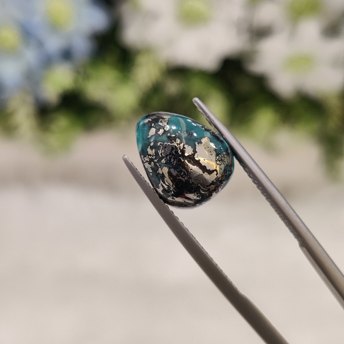 Natural Turquoise Gemstone (Firoza) TUR 216 5.63 Carat Certified
