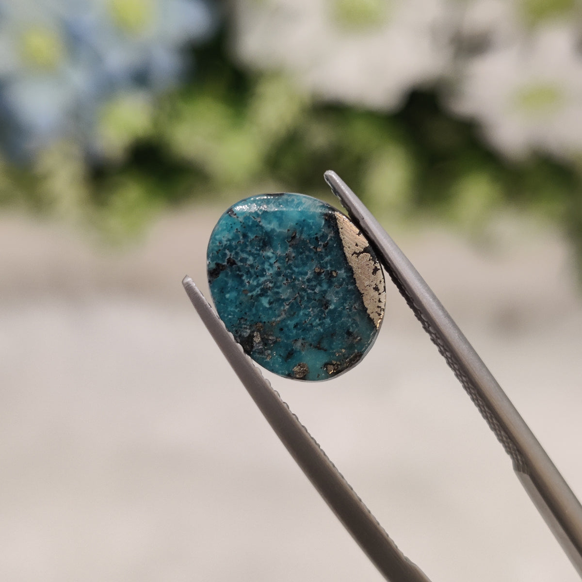 Natural Turquoise Gemstone (Firoza) TUR 120 5.65 Carat Certified