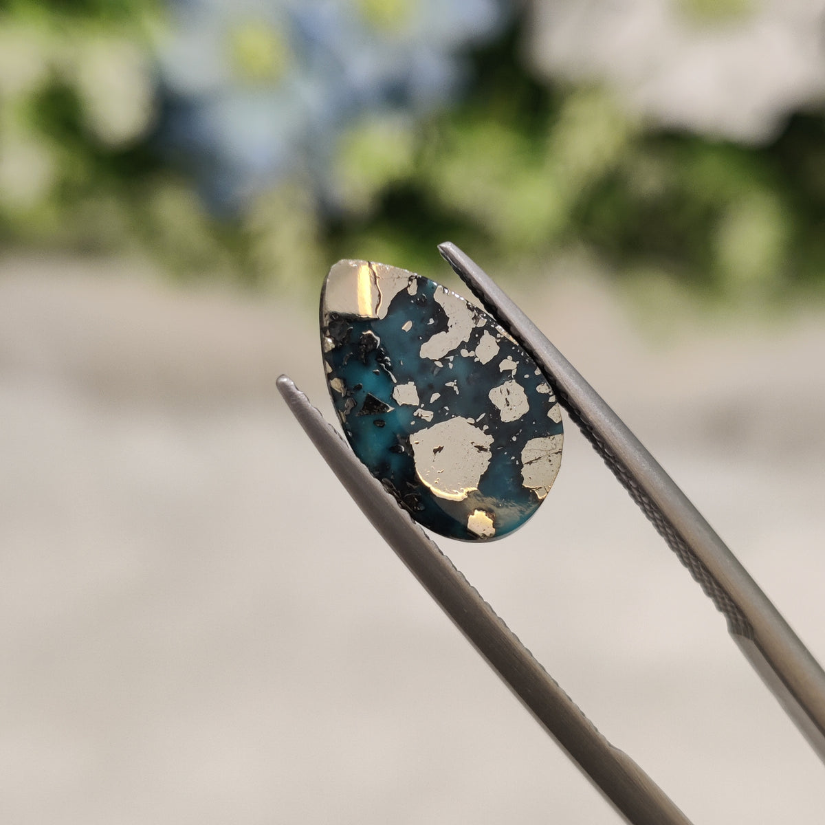 Natural Turquoise Gemstone (Firoza) TUR 211 5.89 Carat Certified