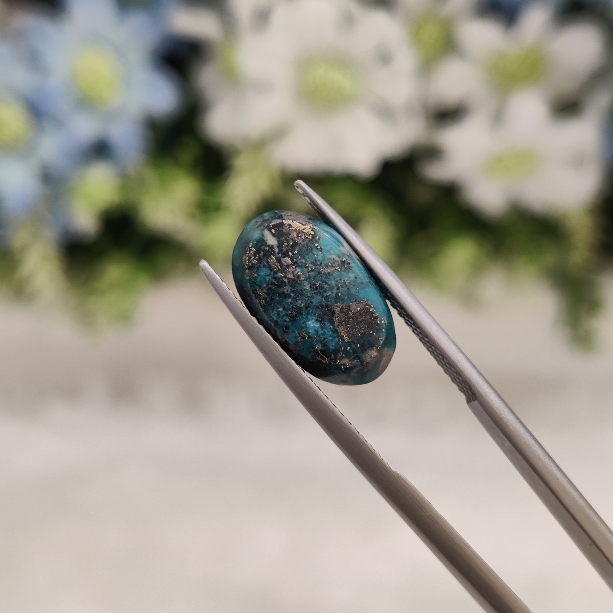 Natural Turquoise Gemstone (Firoza) TUR 110 7.86 Carat Certified