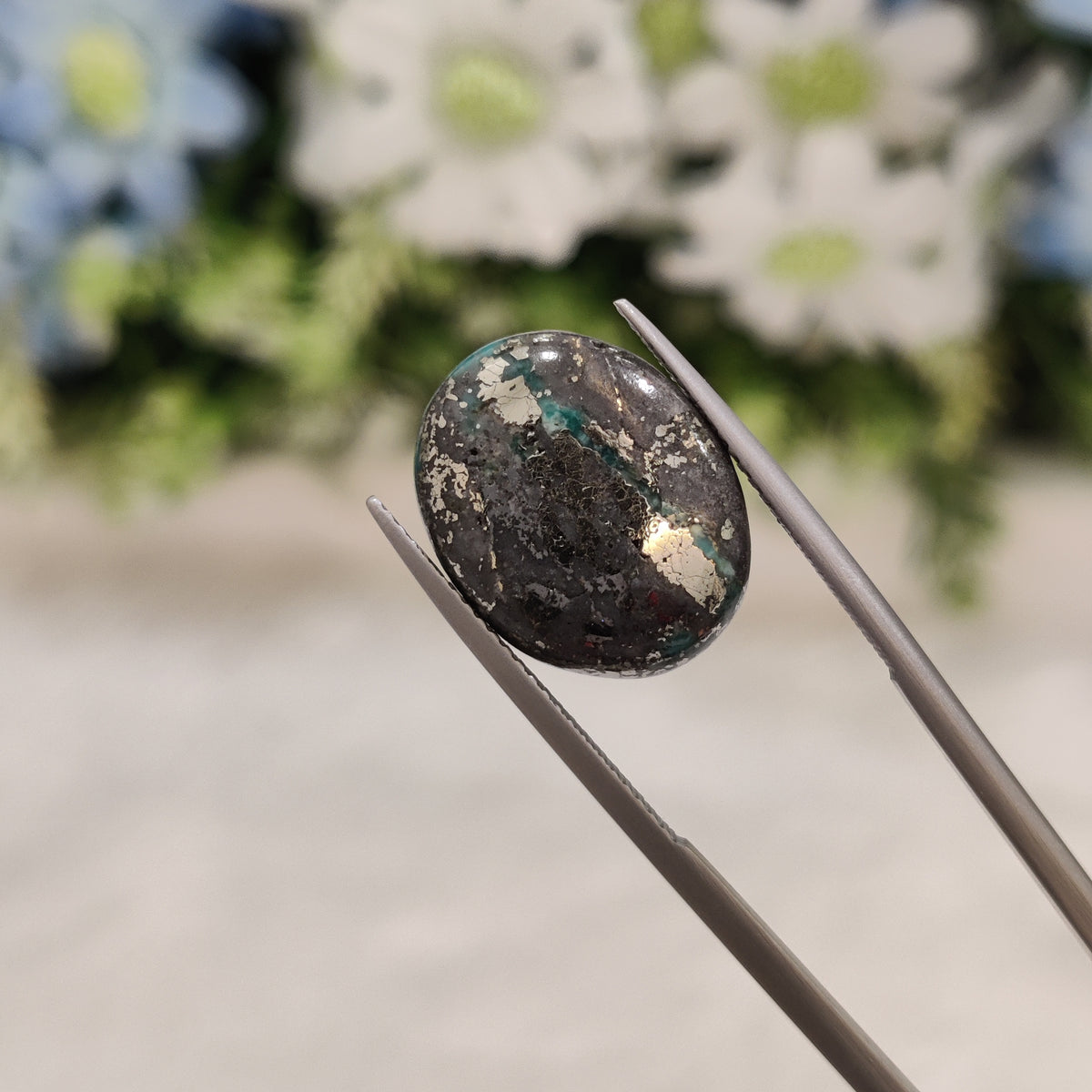 Natural Turquoise Gemstone (Firoza) TUR 150 8.02 Carat Certified