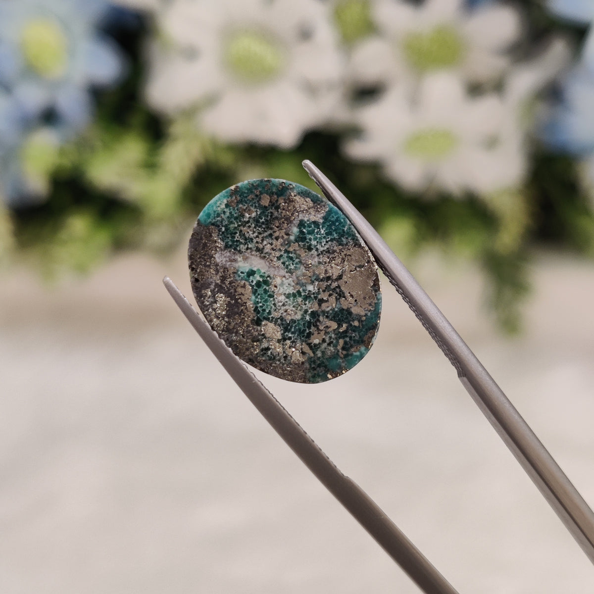 Natural Turquoise Gemstone (Firoza) TUR 150 8.02 Carat Certified