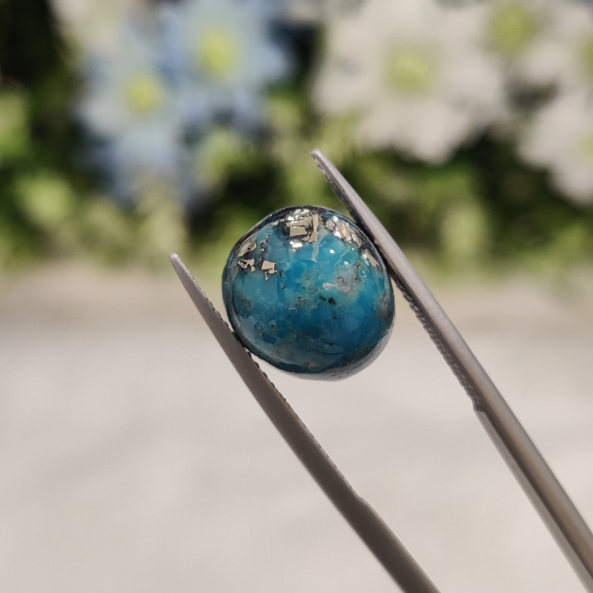 Natural Turquoise Gemstone (Firoza) TUR 159 9.02 Carat Certified