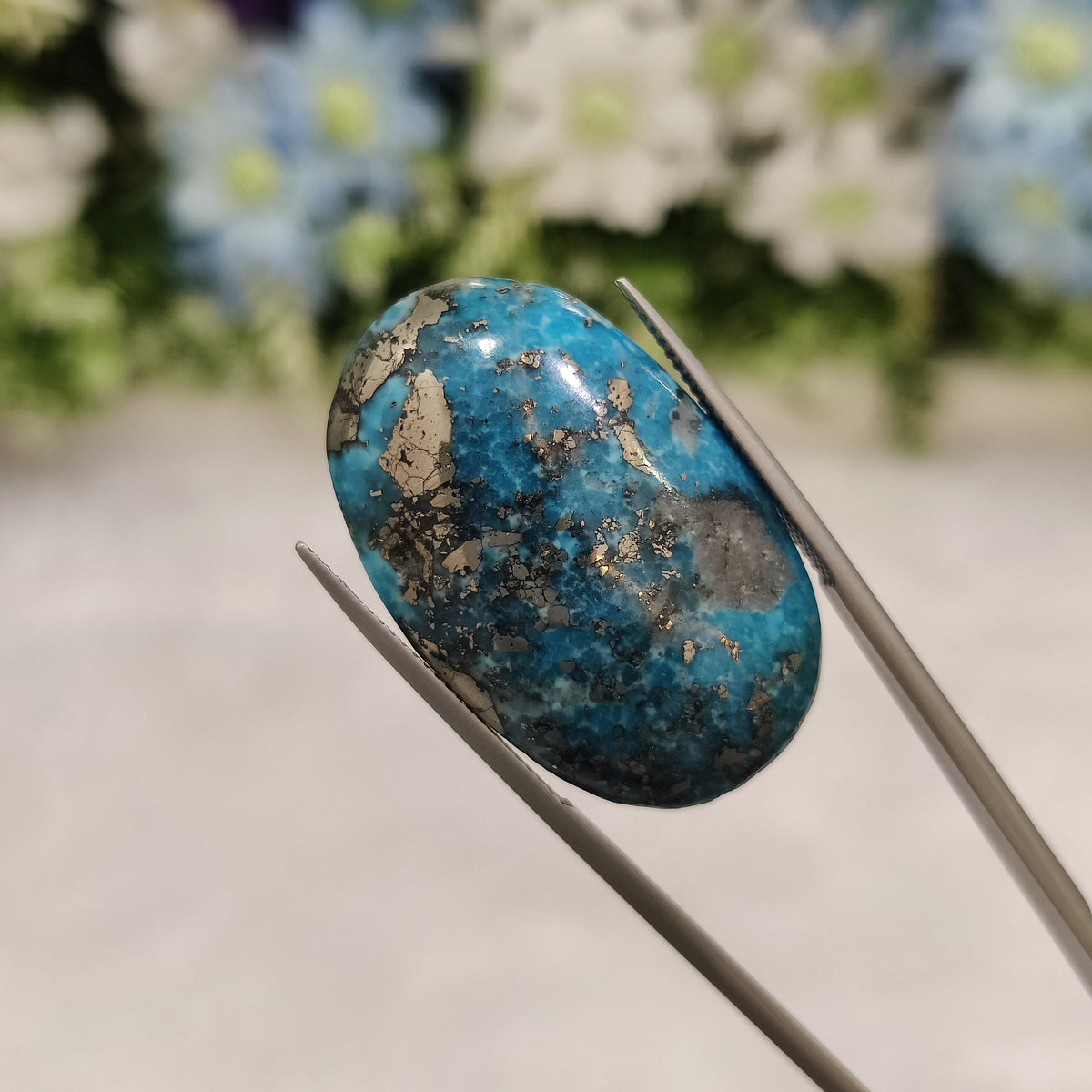 Natural Turquoise Gemstone (Firoza) TUR 56 66 Carat Certified