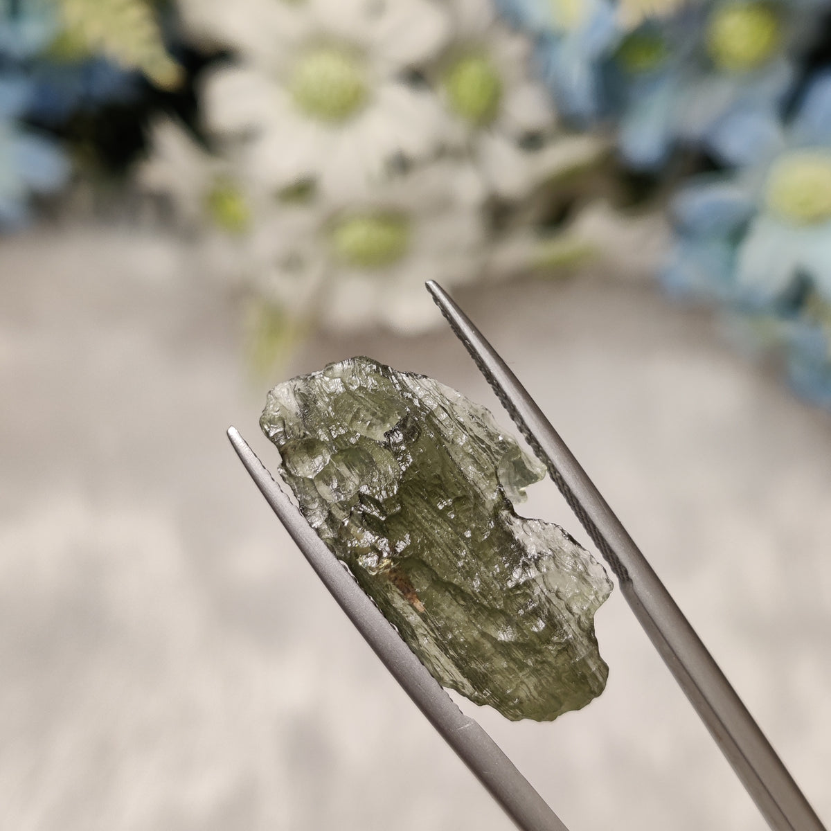 Natural Moldavite | MOL 44 | 8.96 Carat | Certified