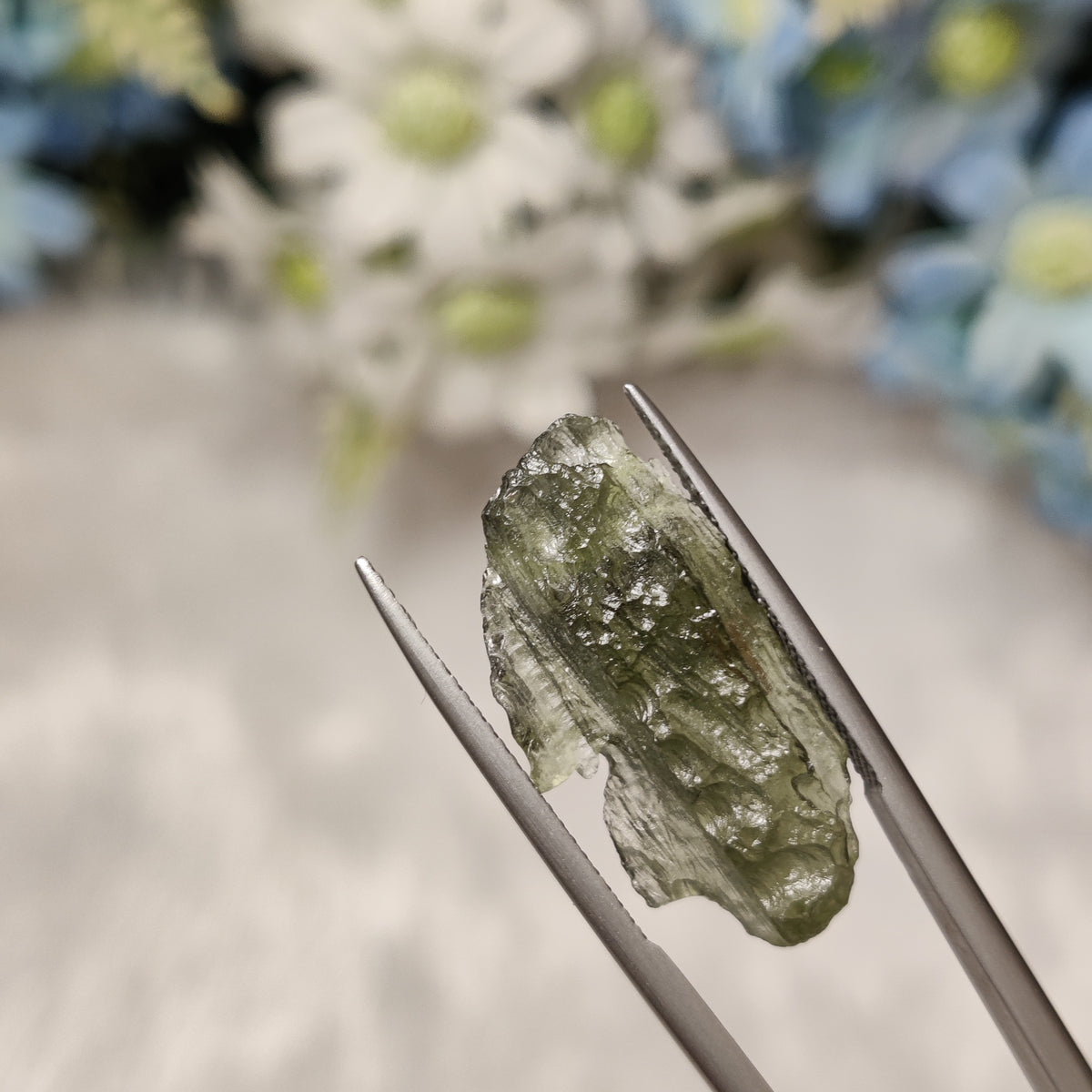 Natural Moldavite | MOL 44 | 8.96 Carat | Certified