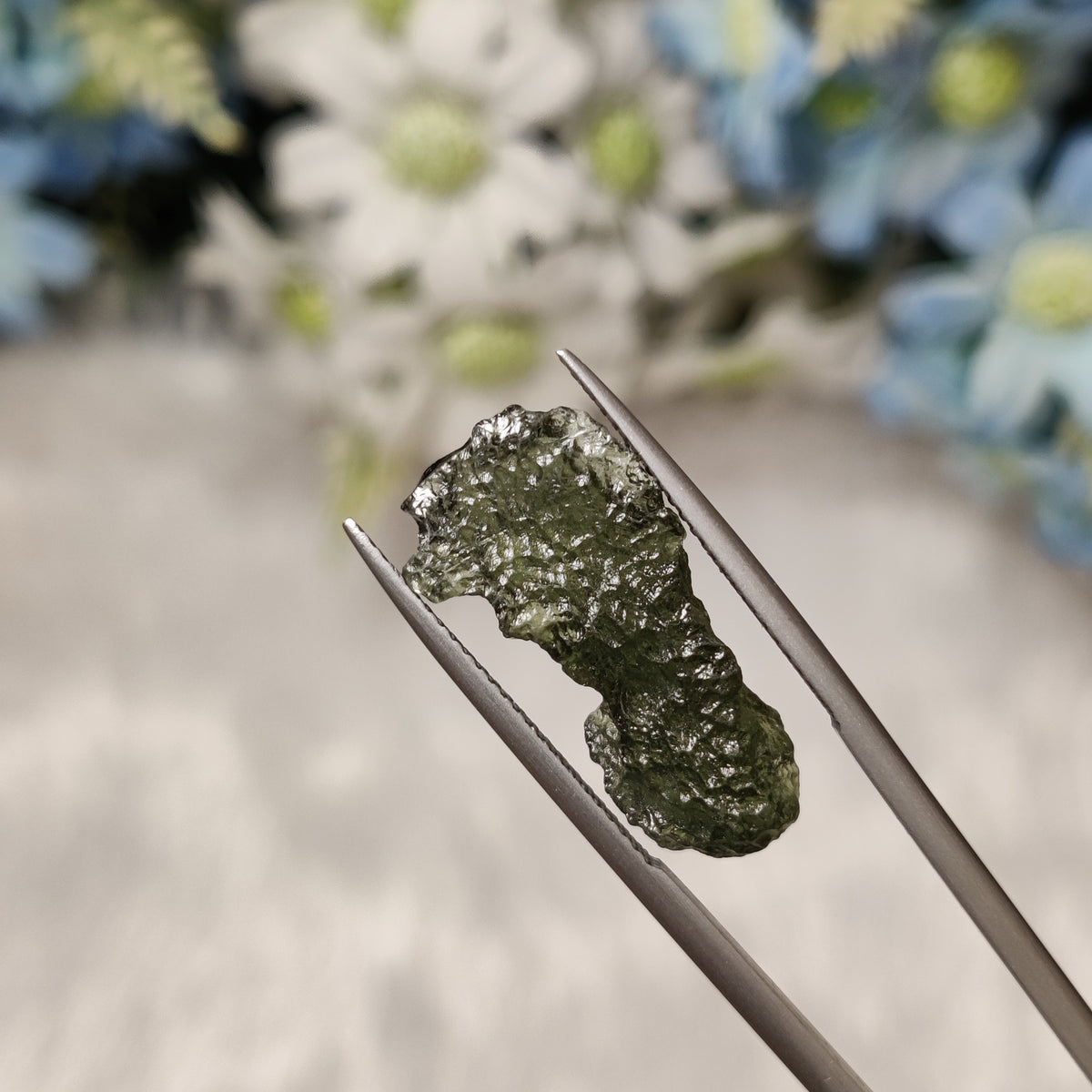 Natural Moldavite | MOL 46 | 9.17 Carat | Certified