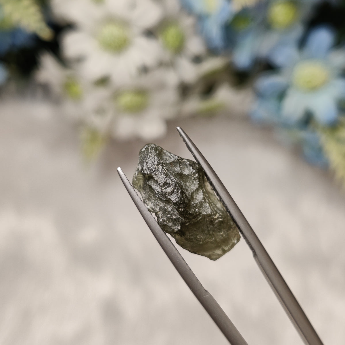 Natural Moldavite | MOL 38 | 6.96 Carat | Certified
