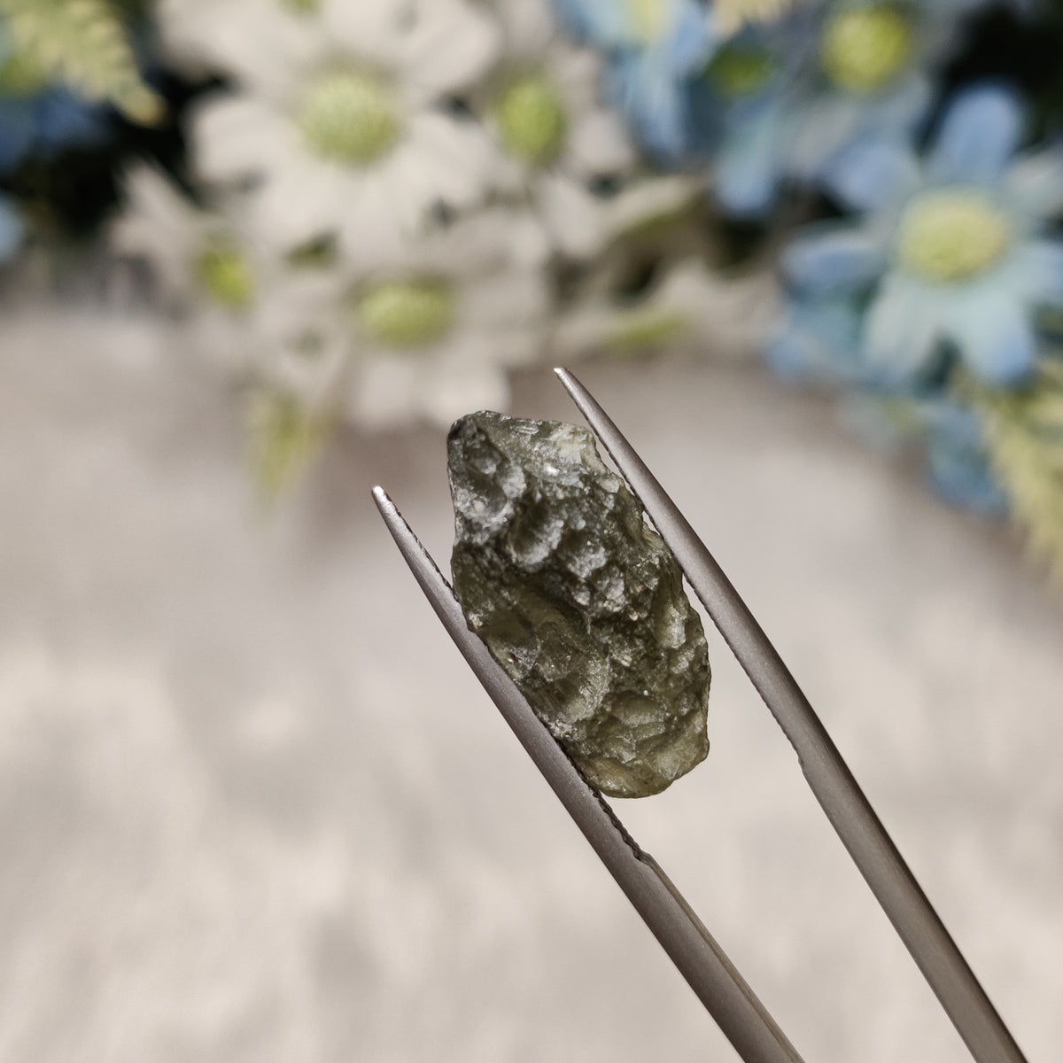 Natural Moldavite | MOL 38 | 6.96 Carat | Certified