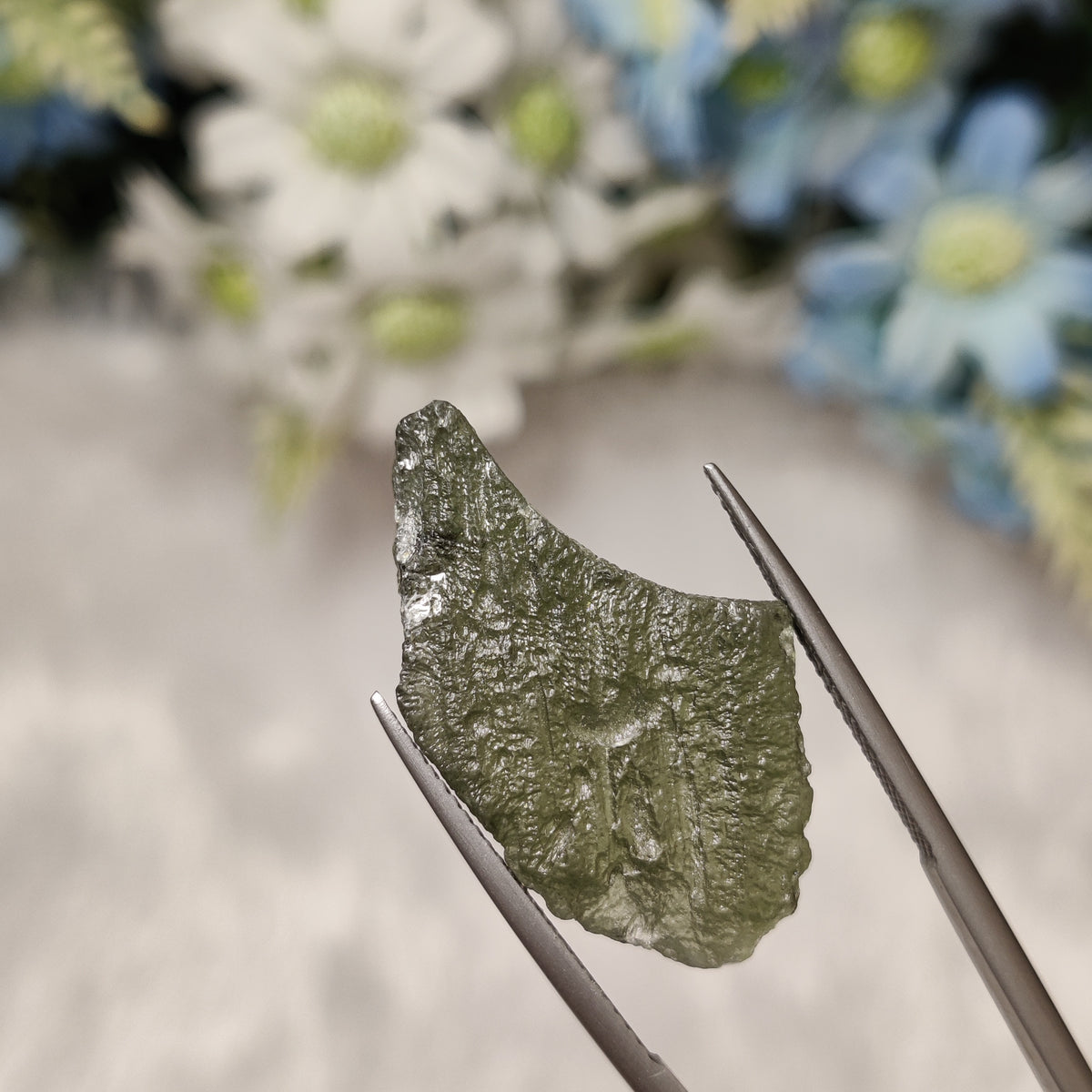 Natural Moldavite | MOL 49 | 14.47 Carat | Certified