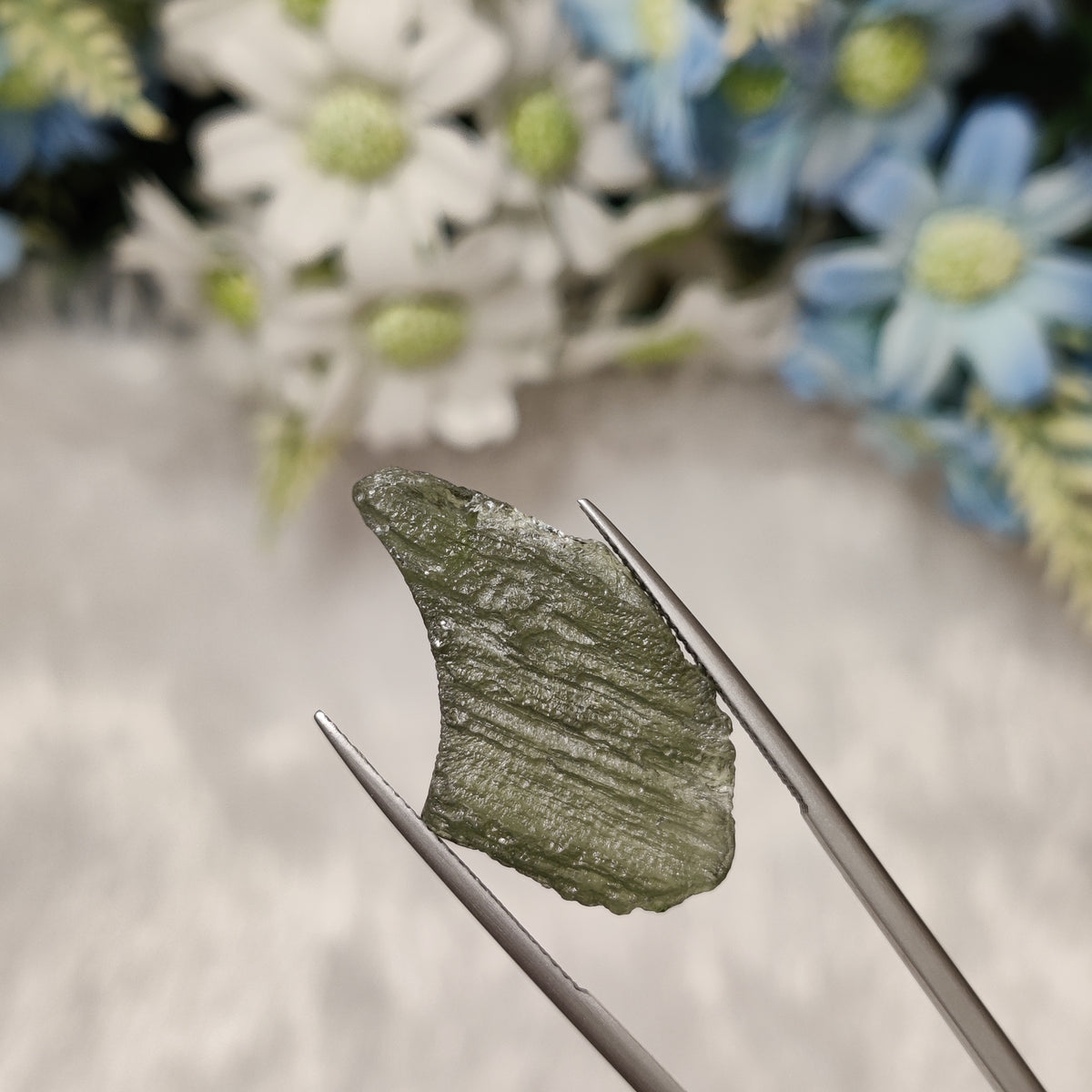Natural Moldavite | MOL 49 | 14.47 Carat | Certified