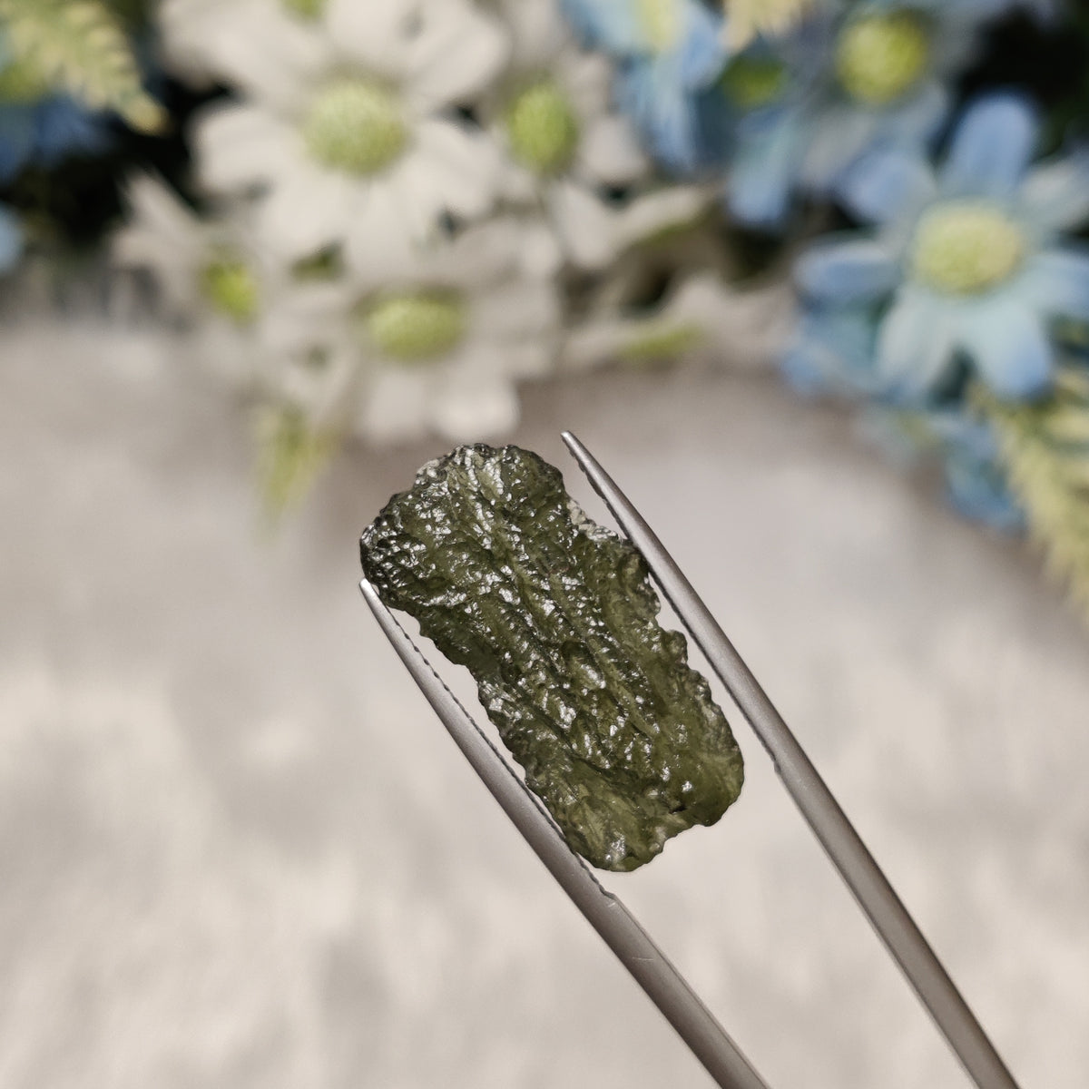 Natural Moldavite | MOL 39 | 10.63 Carat | Certified