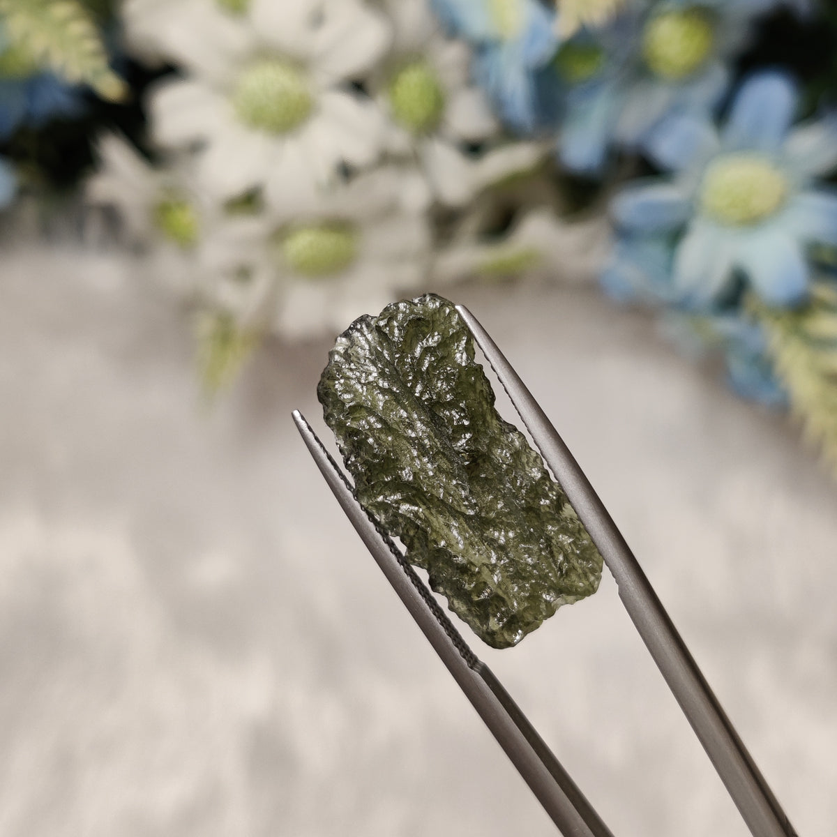 Natural Moldavite | MOL 39 | 10.63 Carat | Certified
