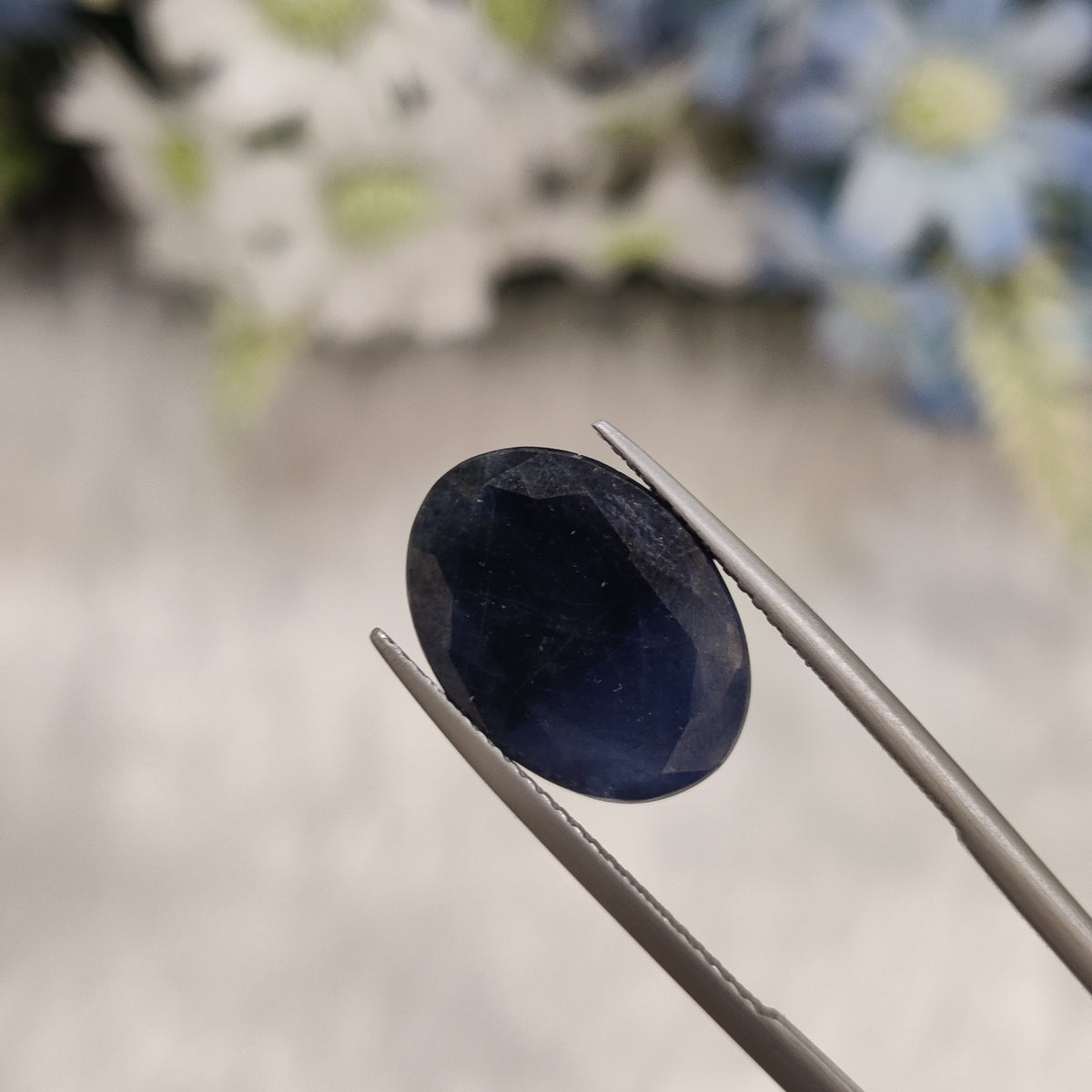 Natural Blue Sapphire (Neelam) | BS 52 | 9.73 Carat | Certified