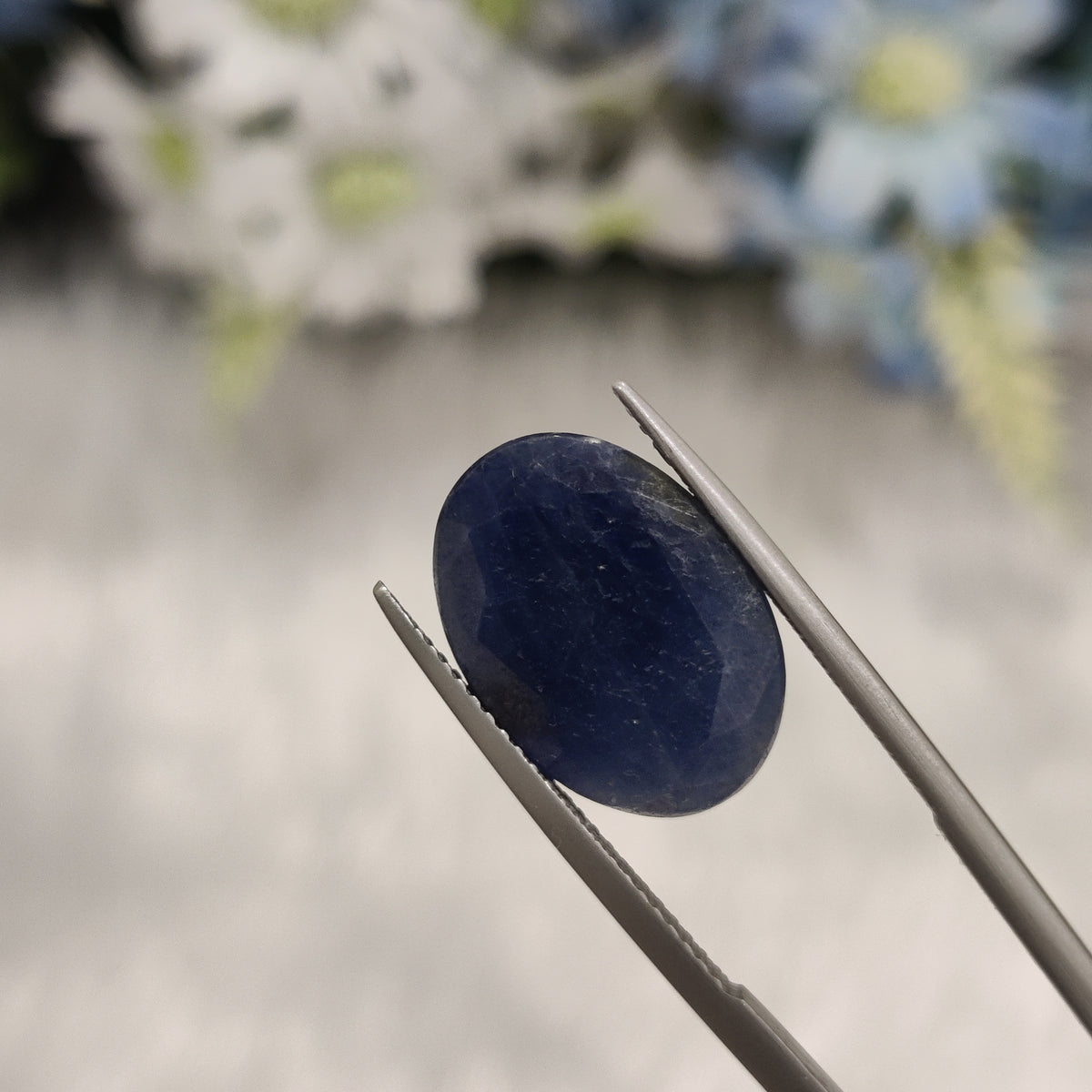 Natural Blue Sapphire (Neelam) | BS 56 | 11.38 Carat | Certified