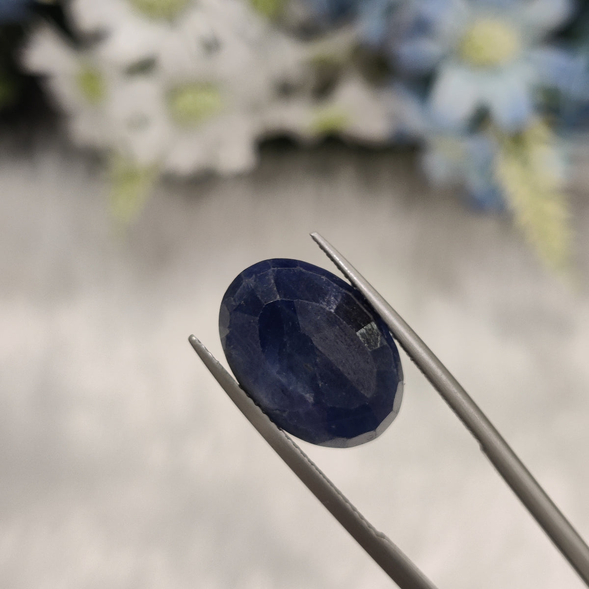 Natural Blue Sapphire (Neelam) | BS 56 | 11.38 Carat | Certified