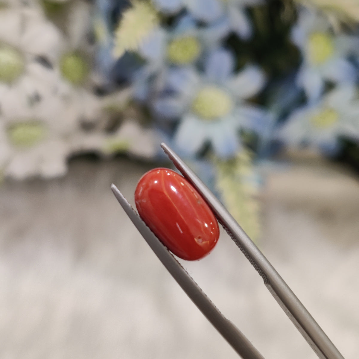 Natural Coral (Moonga) | Coral 92 | 5.07 Carat | Certified