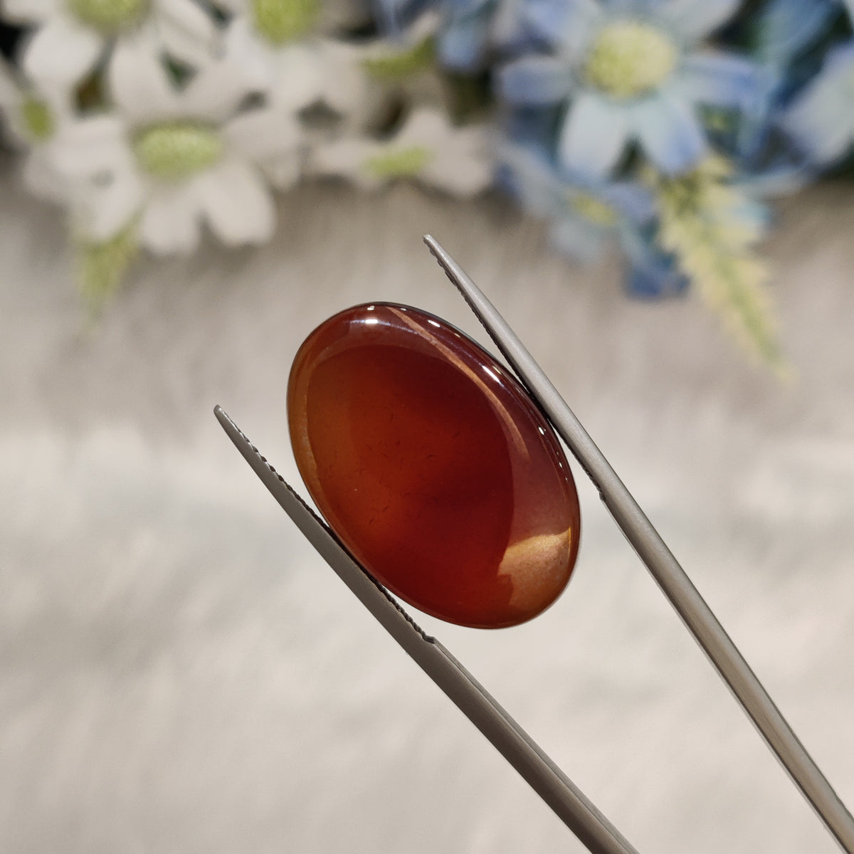 Natural Carnelian Gemstone CNL 64 22.19 Carat Certified
