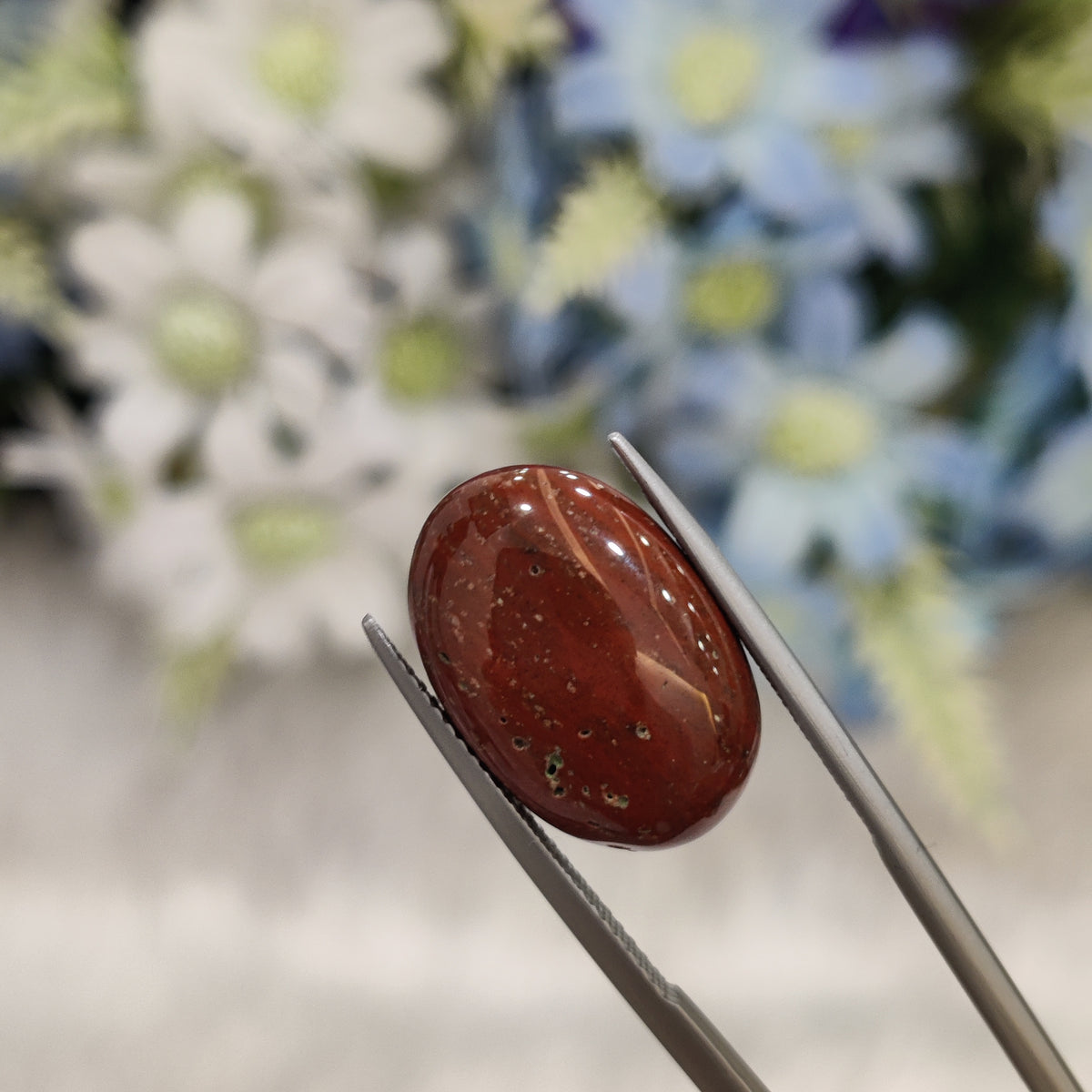 Natural Red Jasper | RJ 1 | 8.82 Carat | Certified