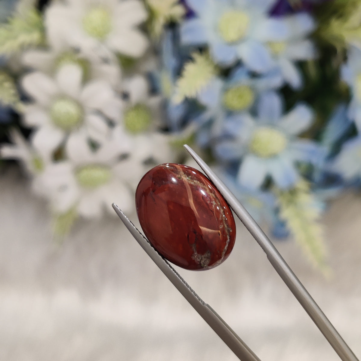 Natural Red Jasper | RJ 15 | 8.48 Carat | Certified