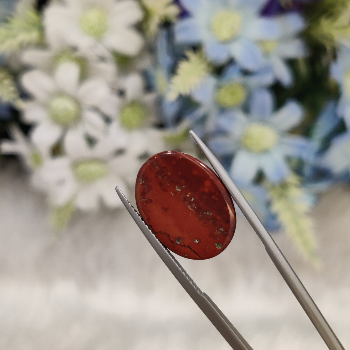 Natural Red Jasper | RJ 15 | 8.48 Carat | Certified