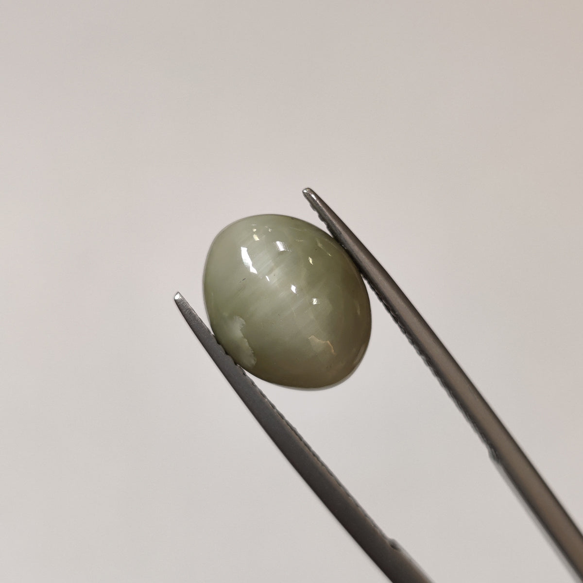Natural Cats Eye (Lehsunia) | CE 15 | 5.94 Carat | Certified
