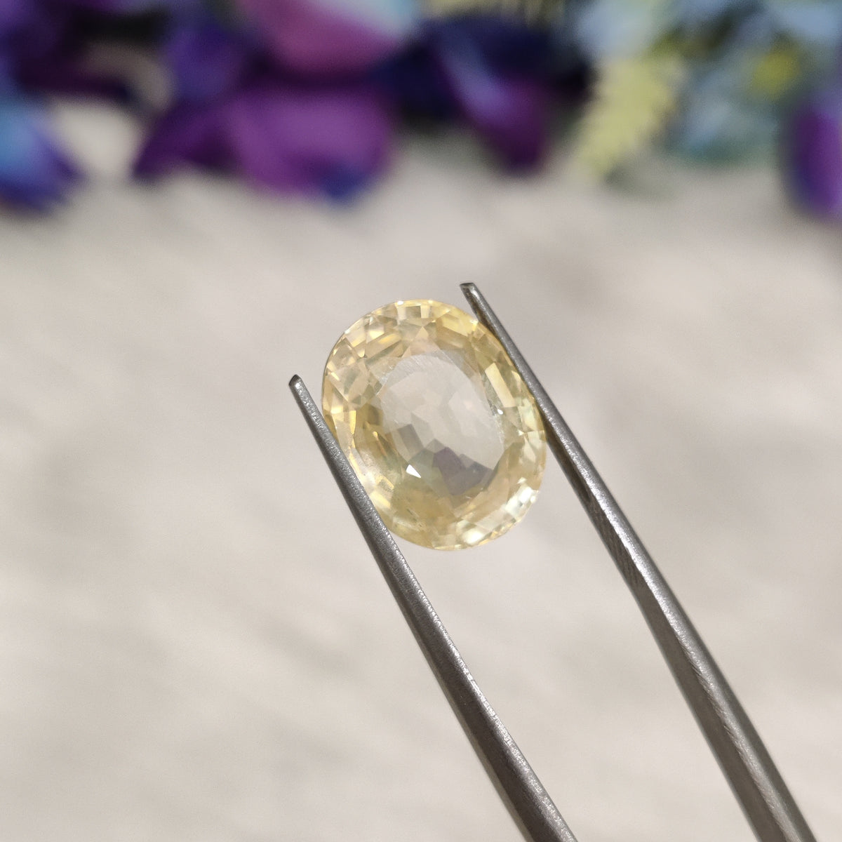 Natural Yellow Sapphire (Pukhraj) | YS 263 | 7.56 Carat | Certified