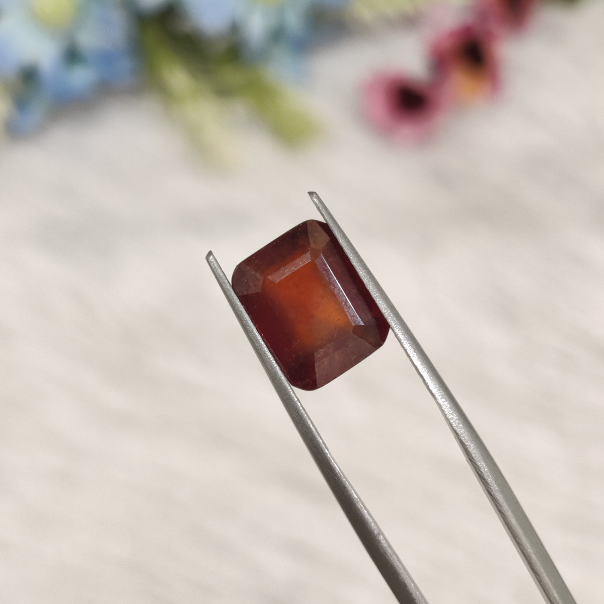 Natural Hessonite Garnet (Gomed) | HG 31 | 5.29 Carat | Certified