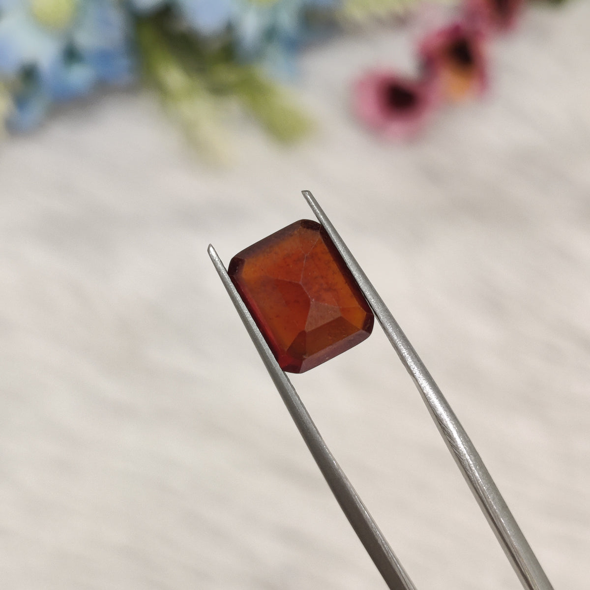 Natural Hessonite Garnet (Gomed) | HG 31 | 5.29 Carat | Certified