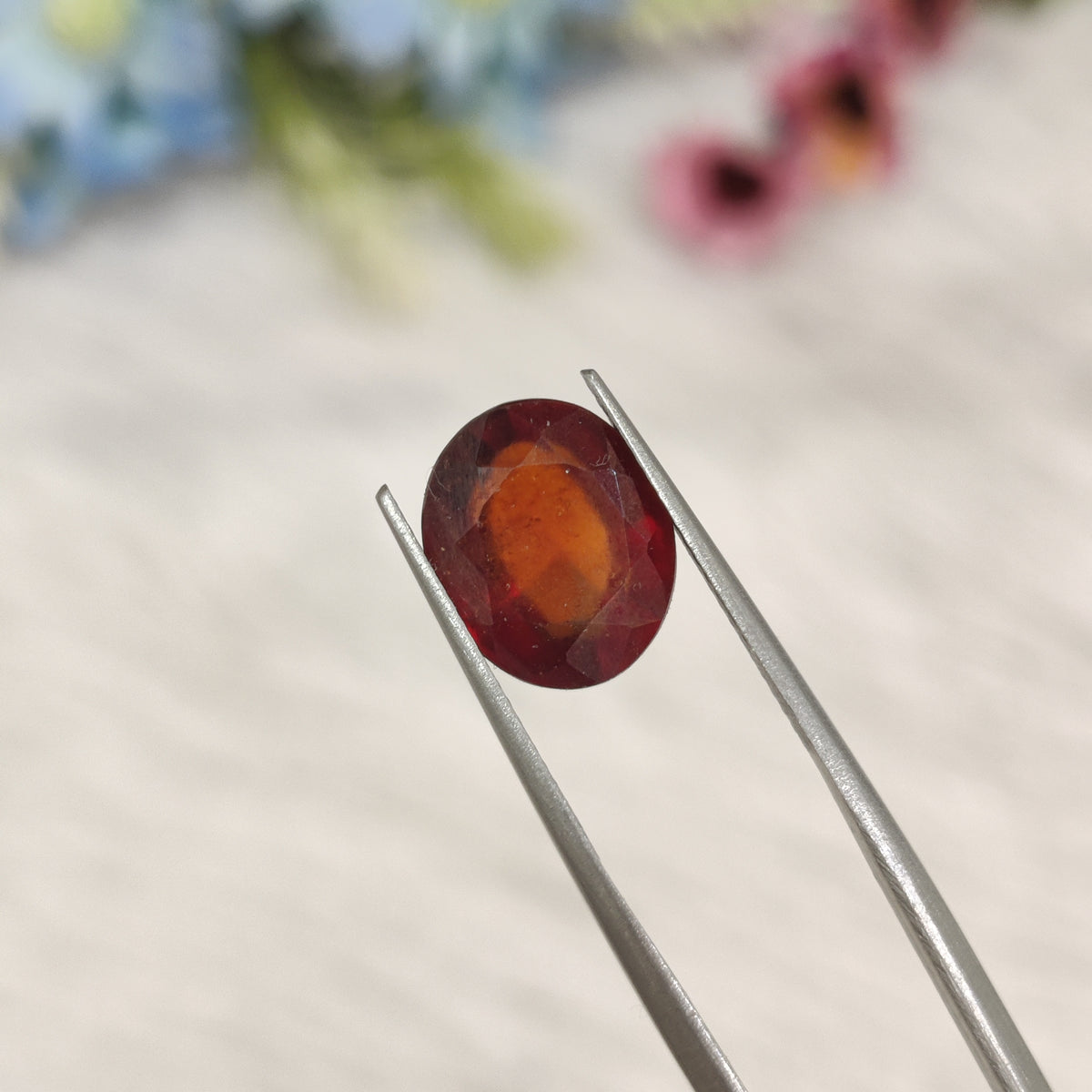 Natural Hessonite Garnet (Gomed) | HG 36 | 5.21 Carat | Certified