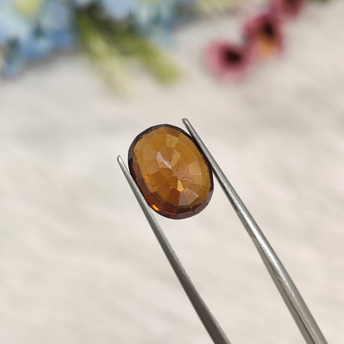 Natural Hessonite Garnet (Gomed) | HG 24 | 5.32 Carat | Certified