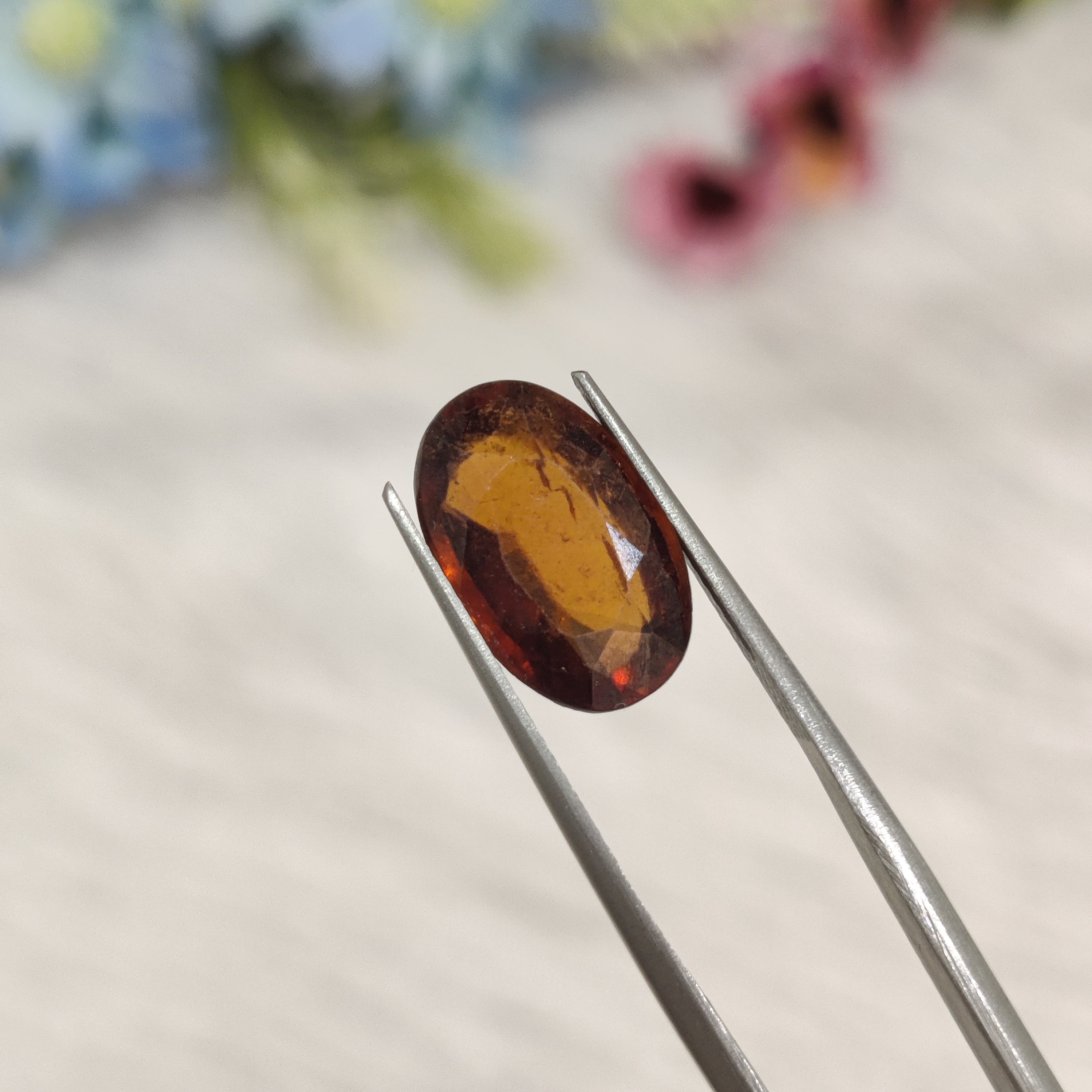 Hessonite Garnet  | HG 21 | 5.93 Carat