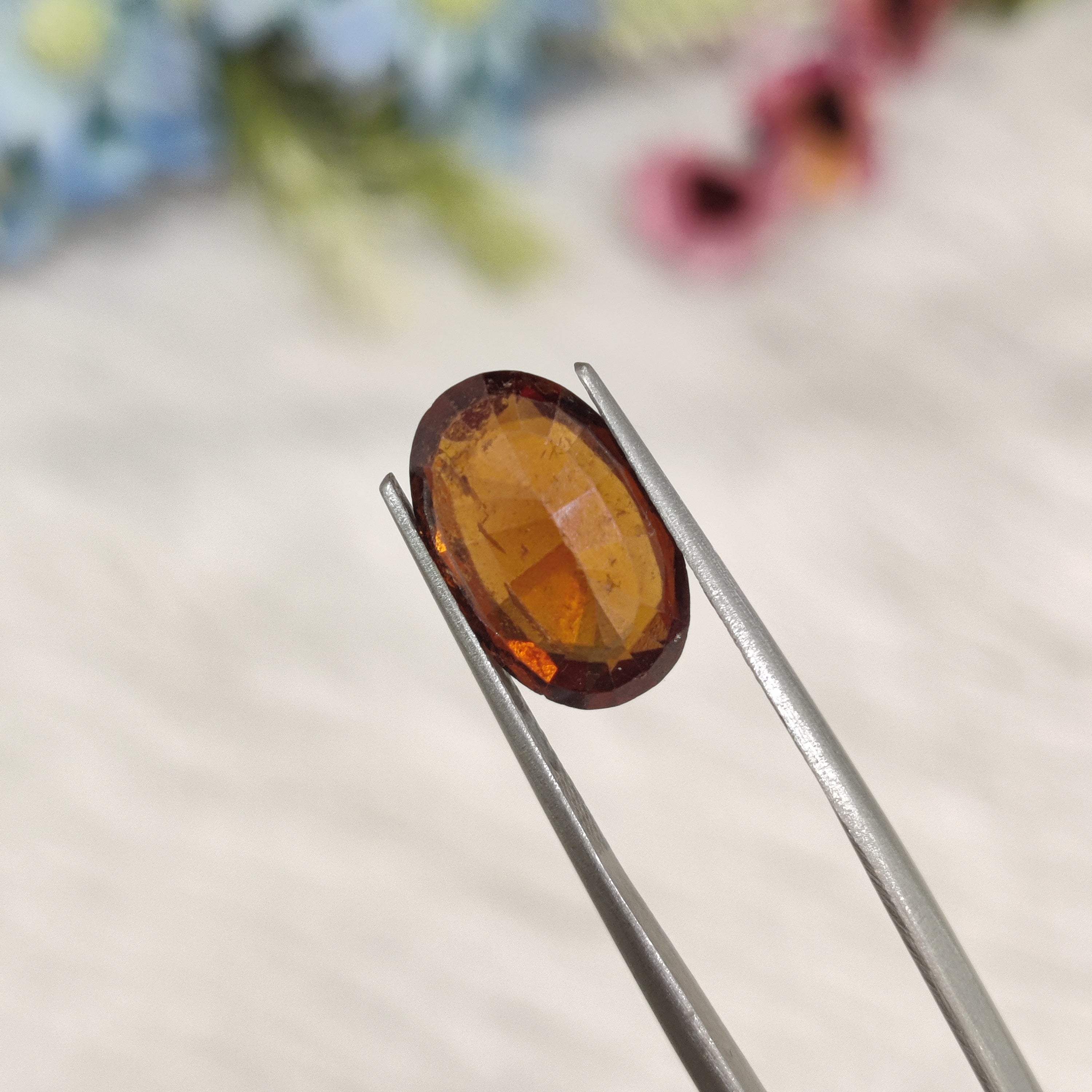 Hessonite Garnet  | HG 21 | 5.93 Carat