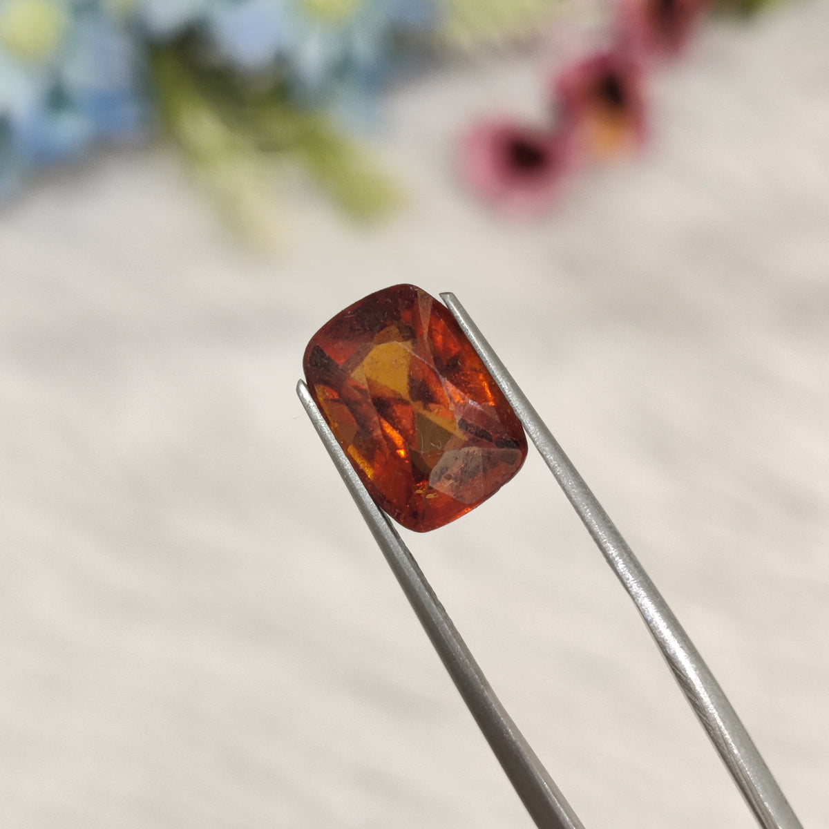 Natural Hessonite Garnet (Gomed) | HG 18 | 5.14 Carat | Certified