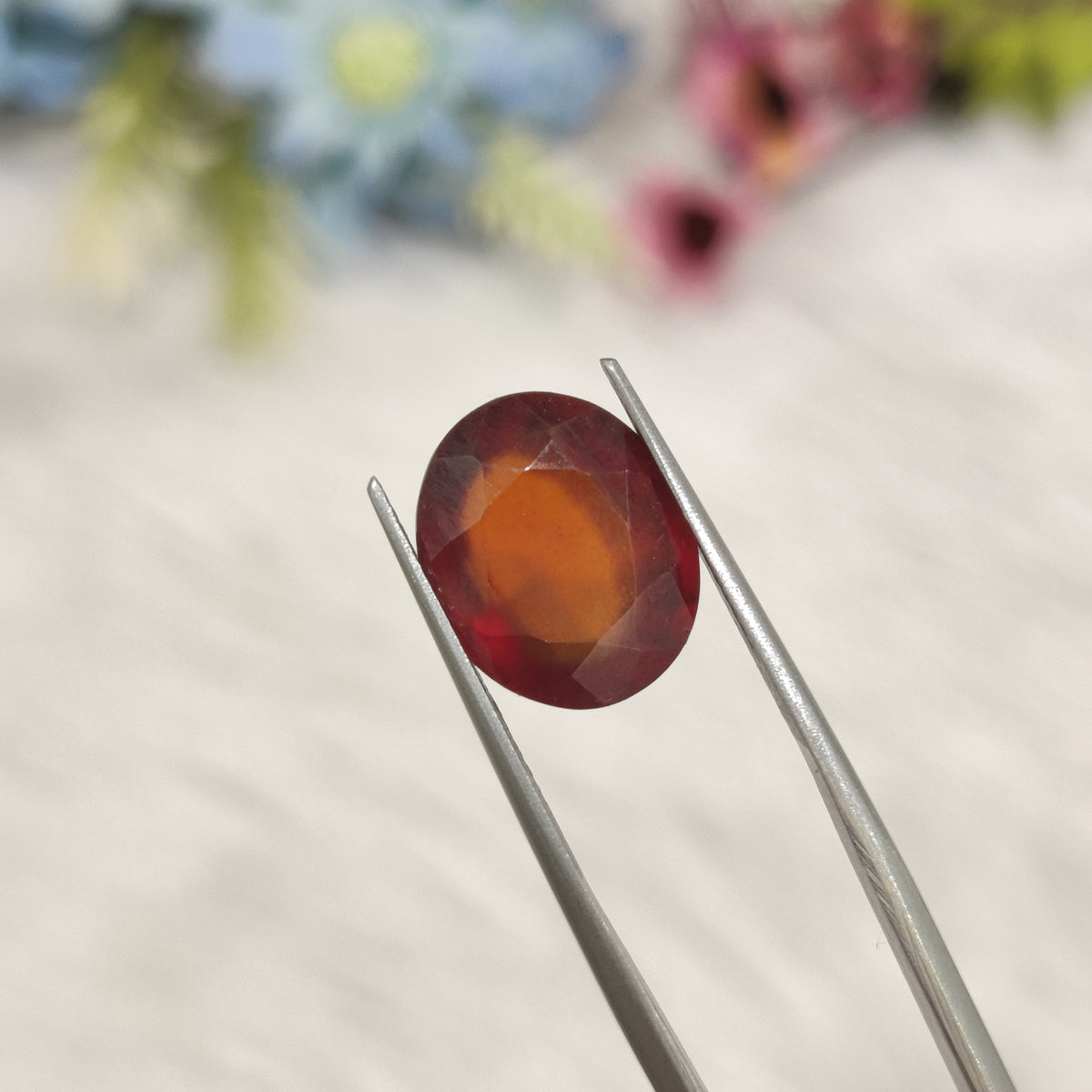 Natural Hessonite Garnet (Gomed) | HG 48 | 6.44 Carat | Certified