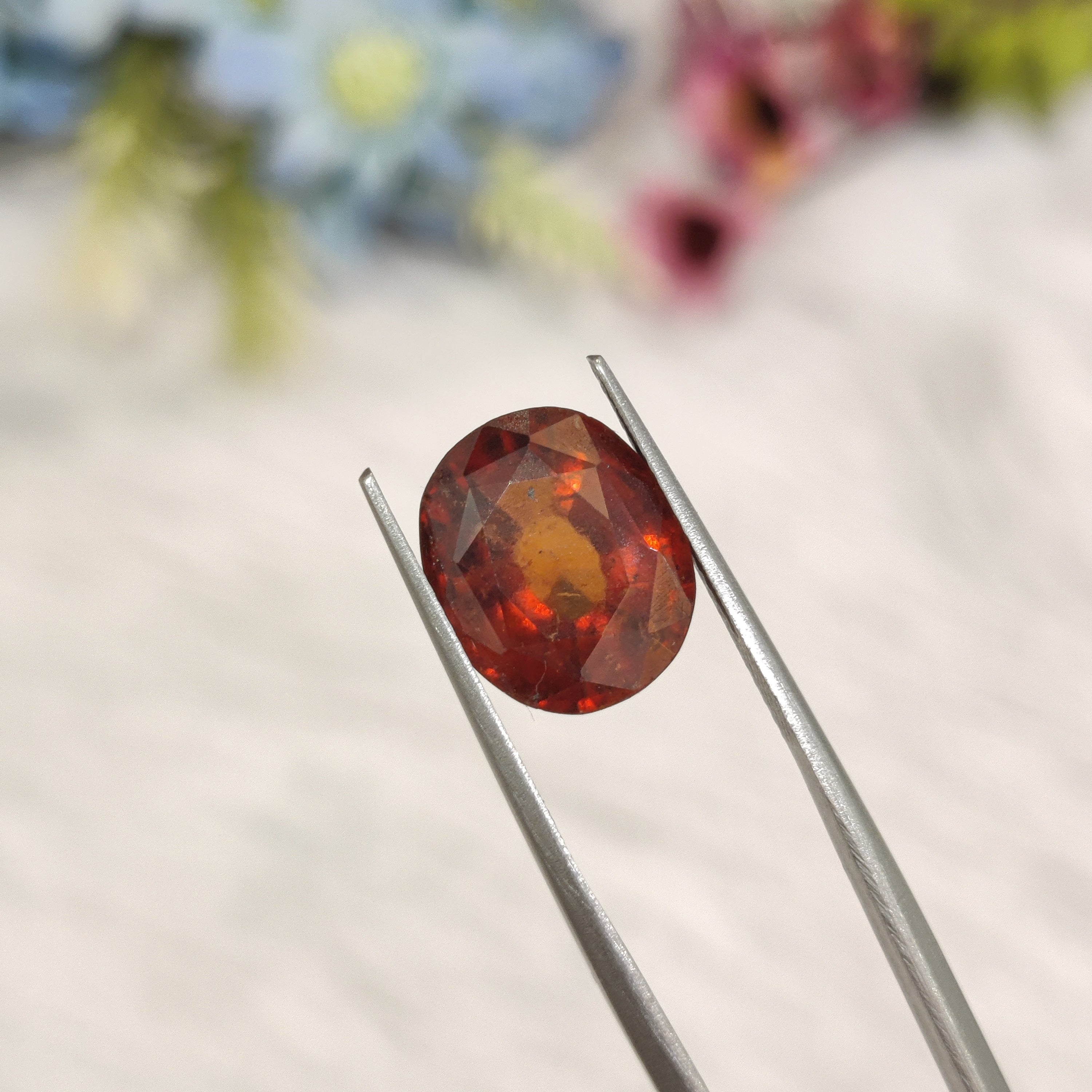 Hessonite Garnet  | HG 12 | 8.63 Carat